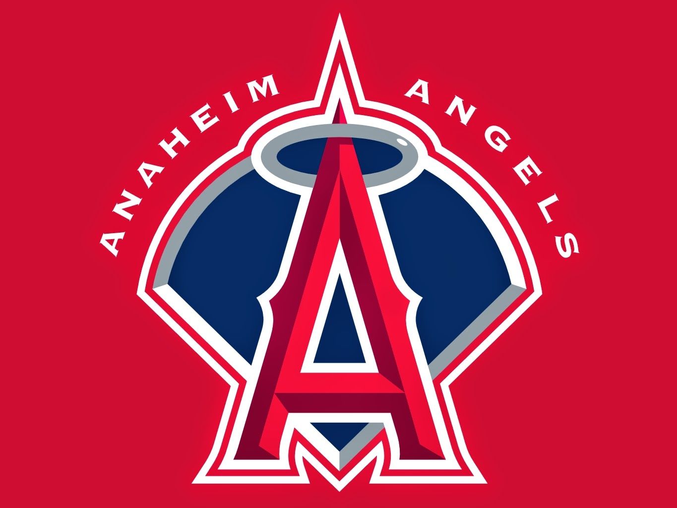 Logo Anaheim Angels baseball, 1365x1024 HD, Desktop