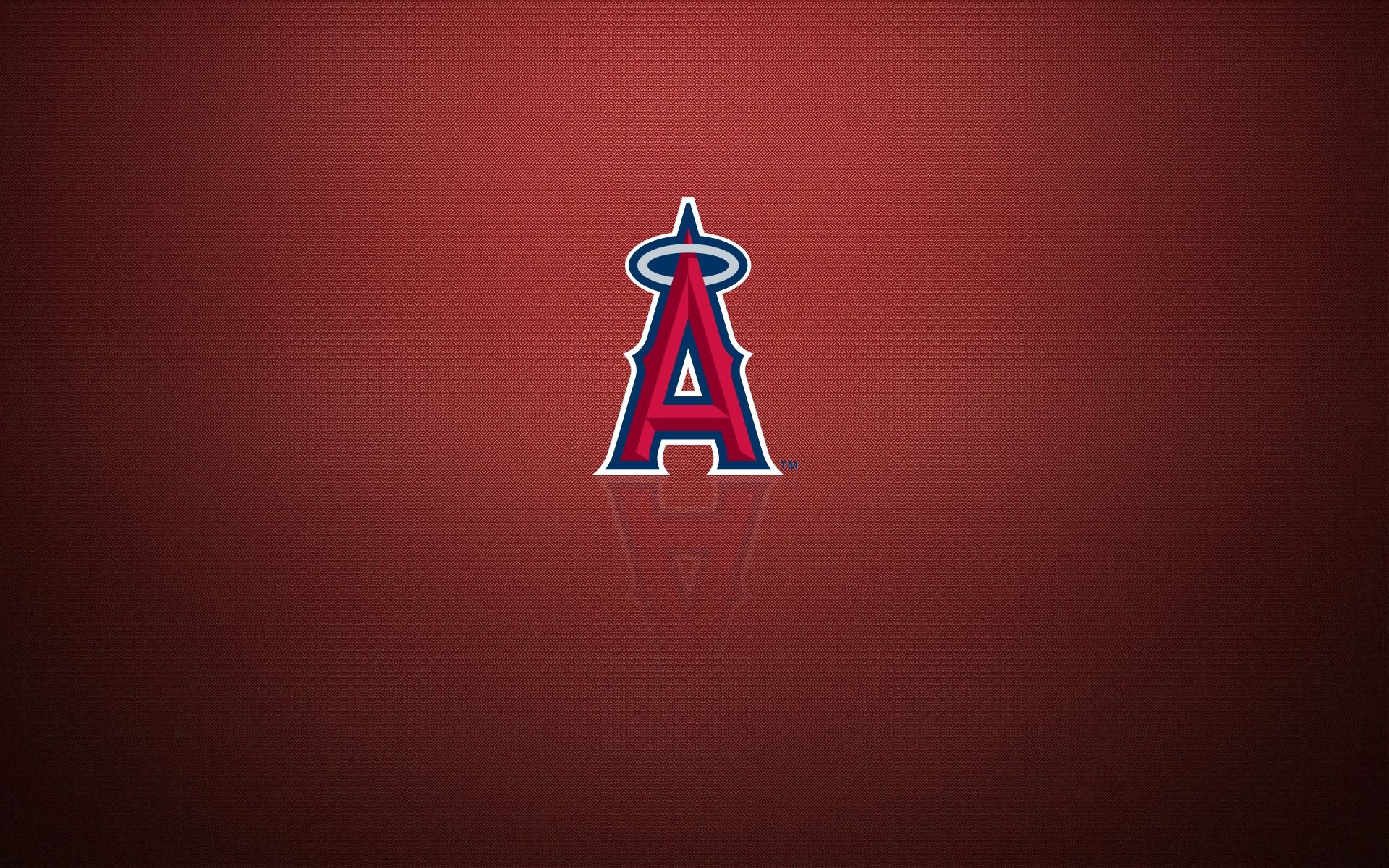 Logo Anaheim Angels su rosso, 1920x1200 Full HD+ WUXGA, iMac
