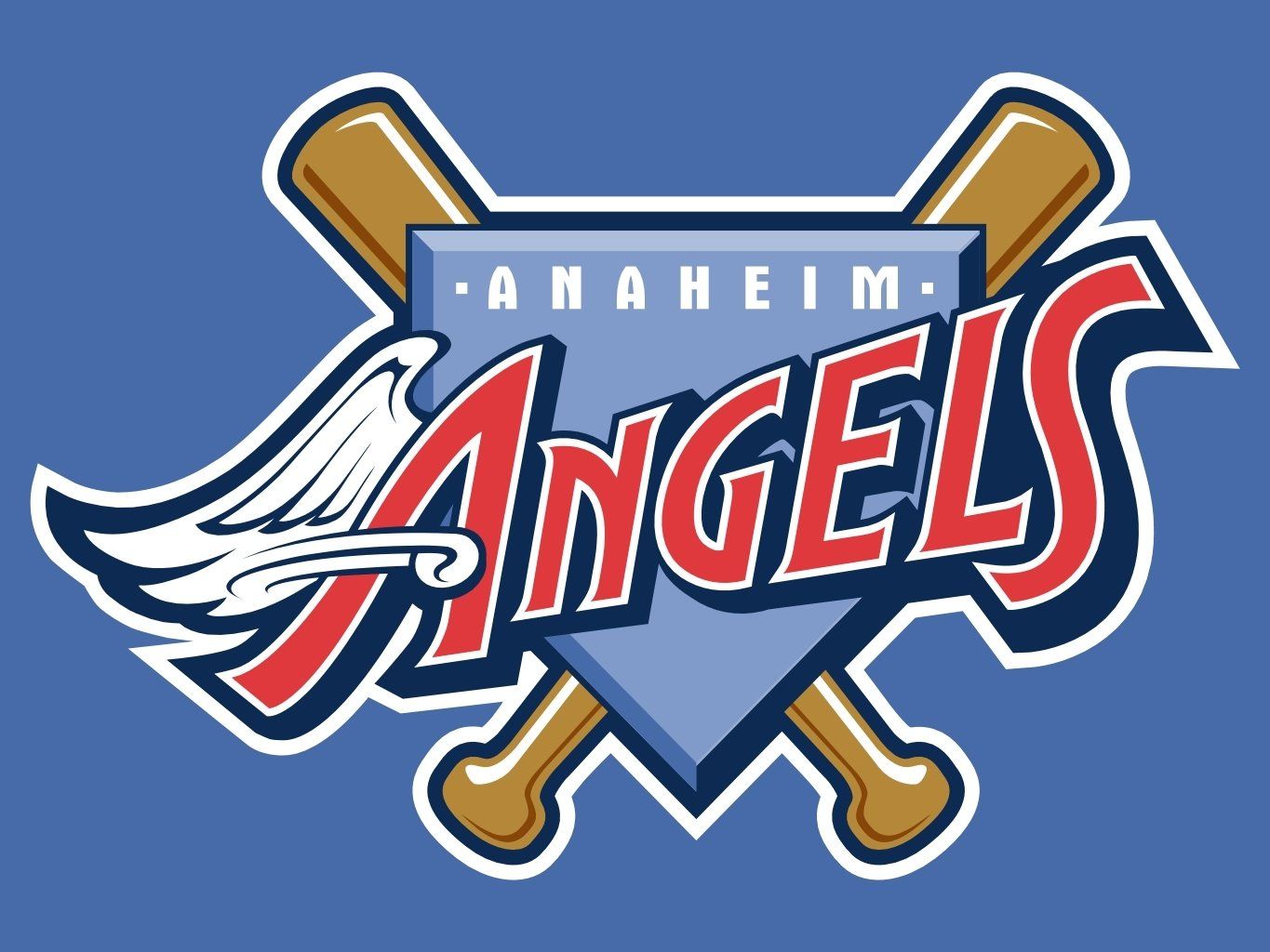 Logo Anaheim Angels baseball, 1365x1024 720p, Lenovo Legion