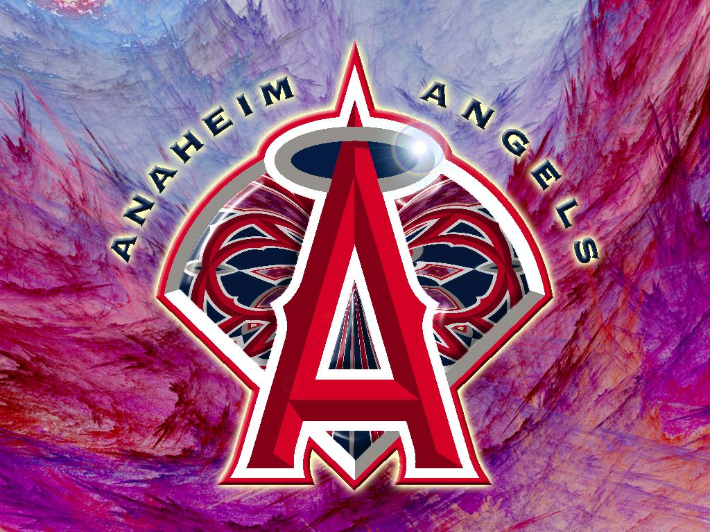 Logo Anaheim Angels MLB, 2000x1125 2K, Laptop