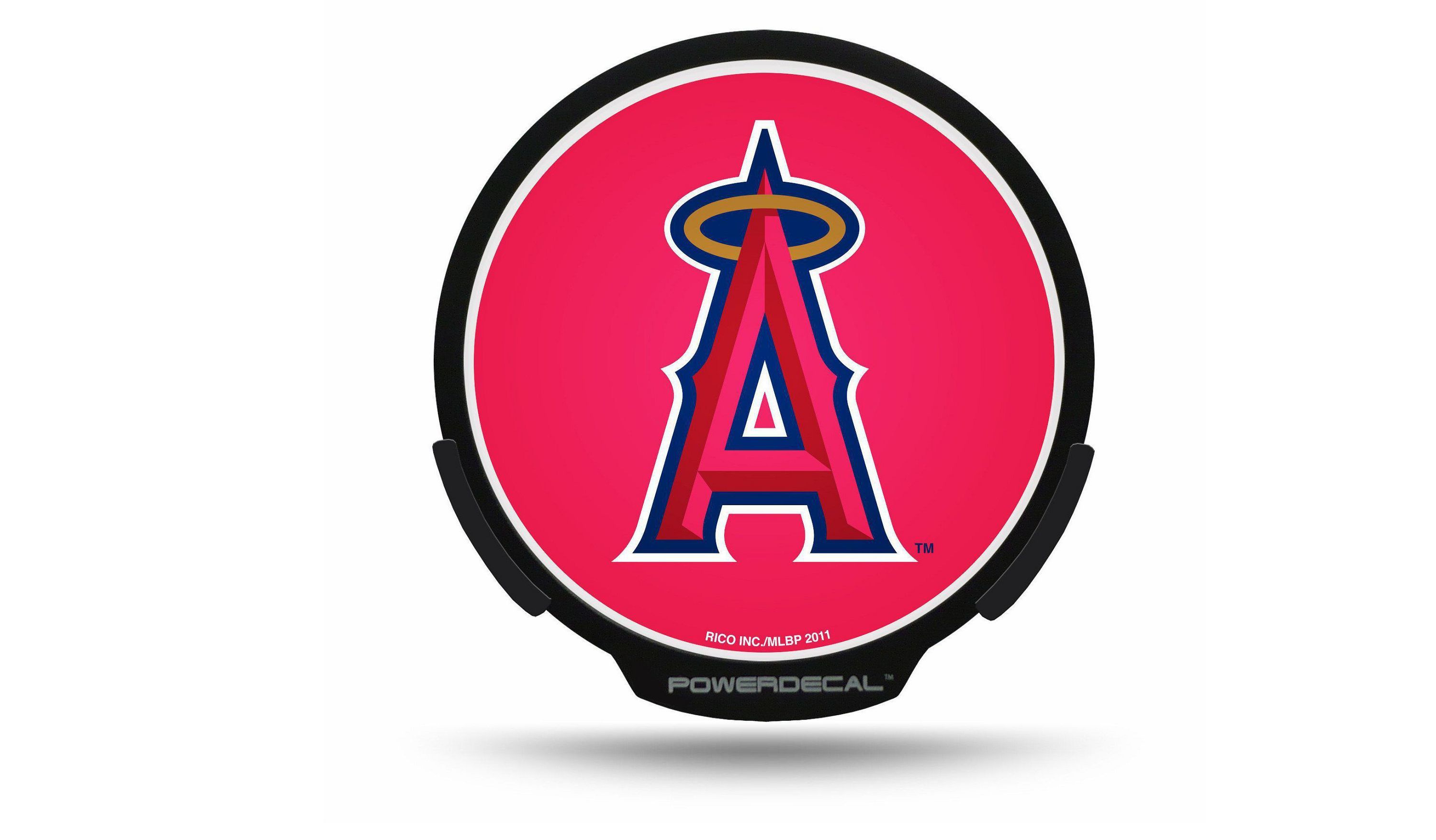 Logo Anaheim Angels rosso, 3000x1756 2K, Desktop