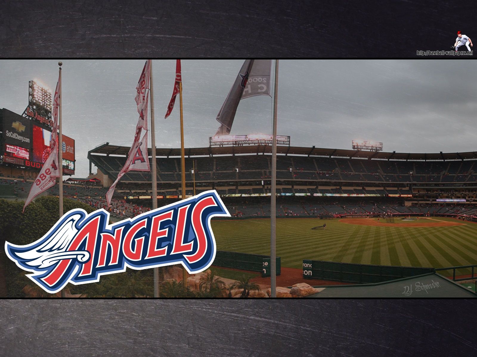 Stadio baseball Angeli Anaheim, 1920x1080 Full HD, PC