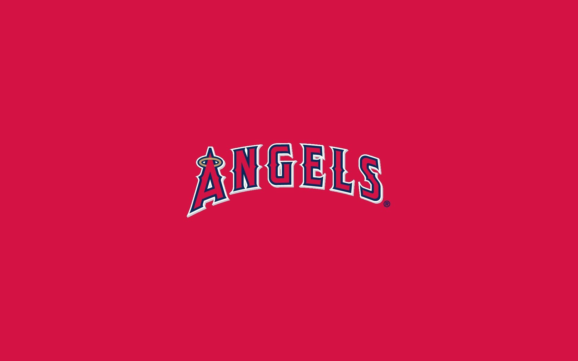 Logo Anaheim Angels rosso, 1920x1200 Full HD+, Laptop