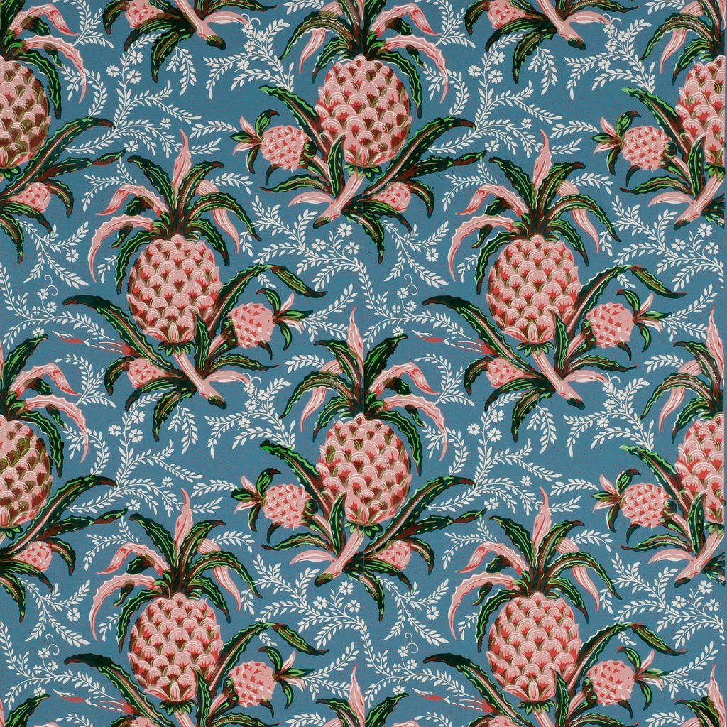 Ananas rosa e foglie verdi, 1024x1024 HD, Laptop