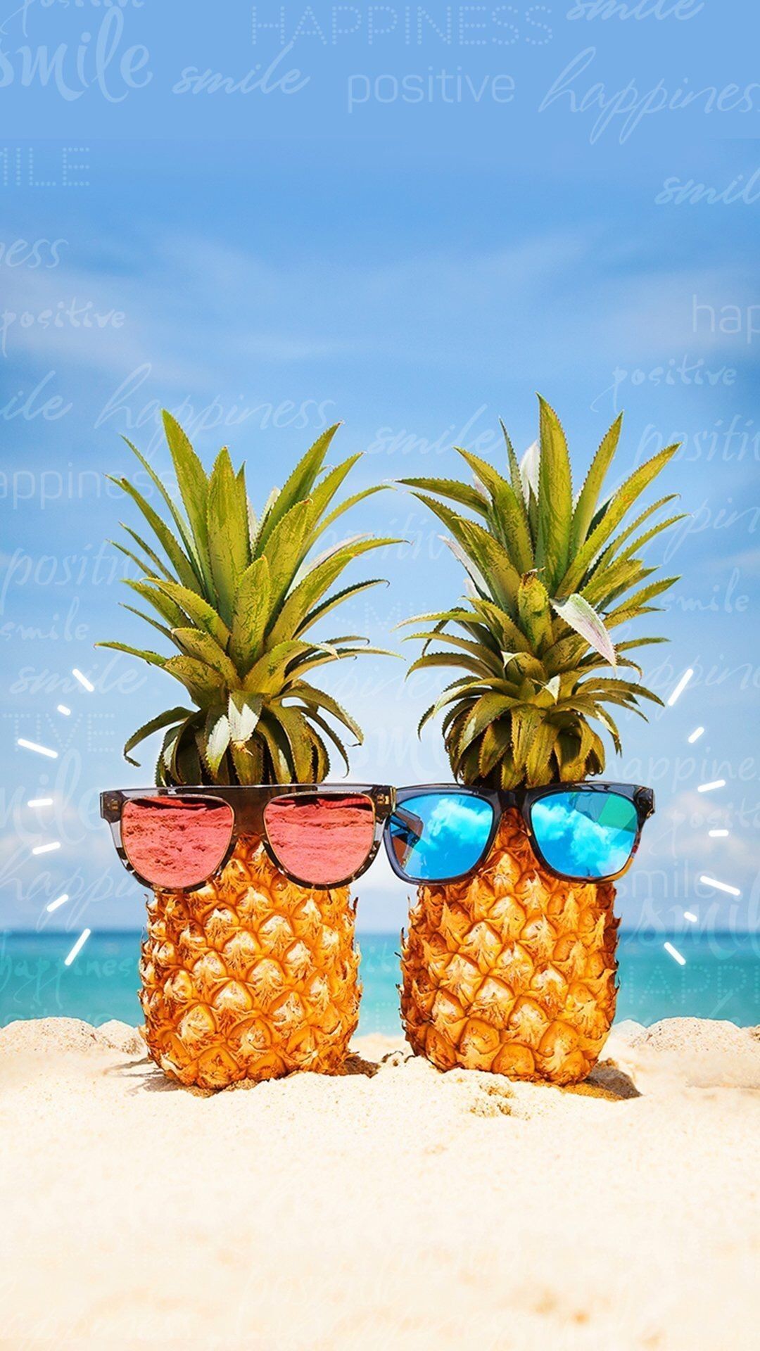 Ananas kawaii con fiocco, 1050x1500 Verticale, iPhone Air