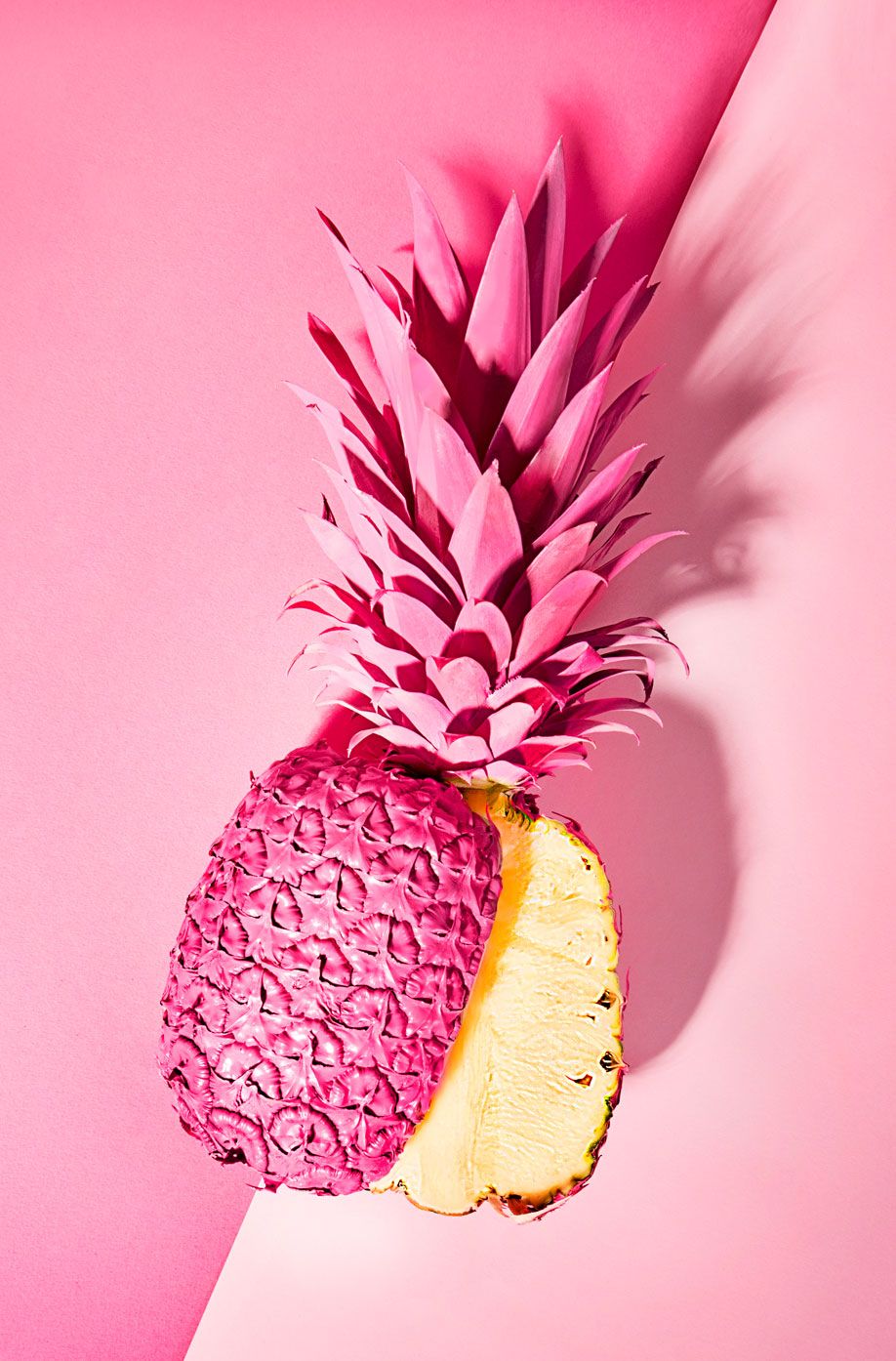 Ananas rosa tagliato su rosa, 918x1394 Verticale, Xiaomi