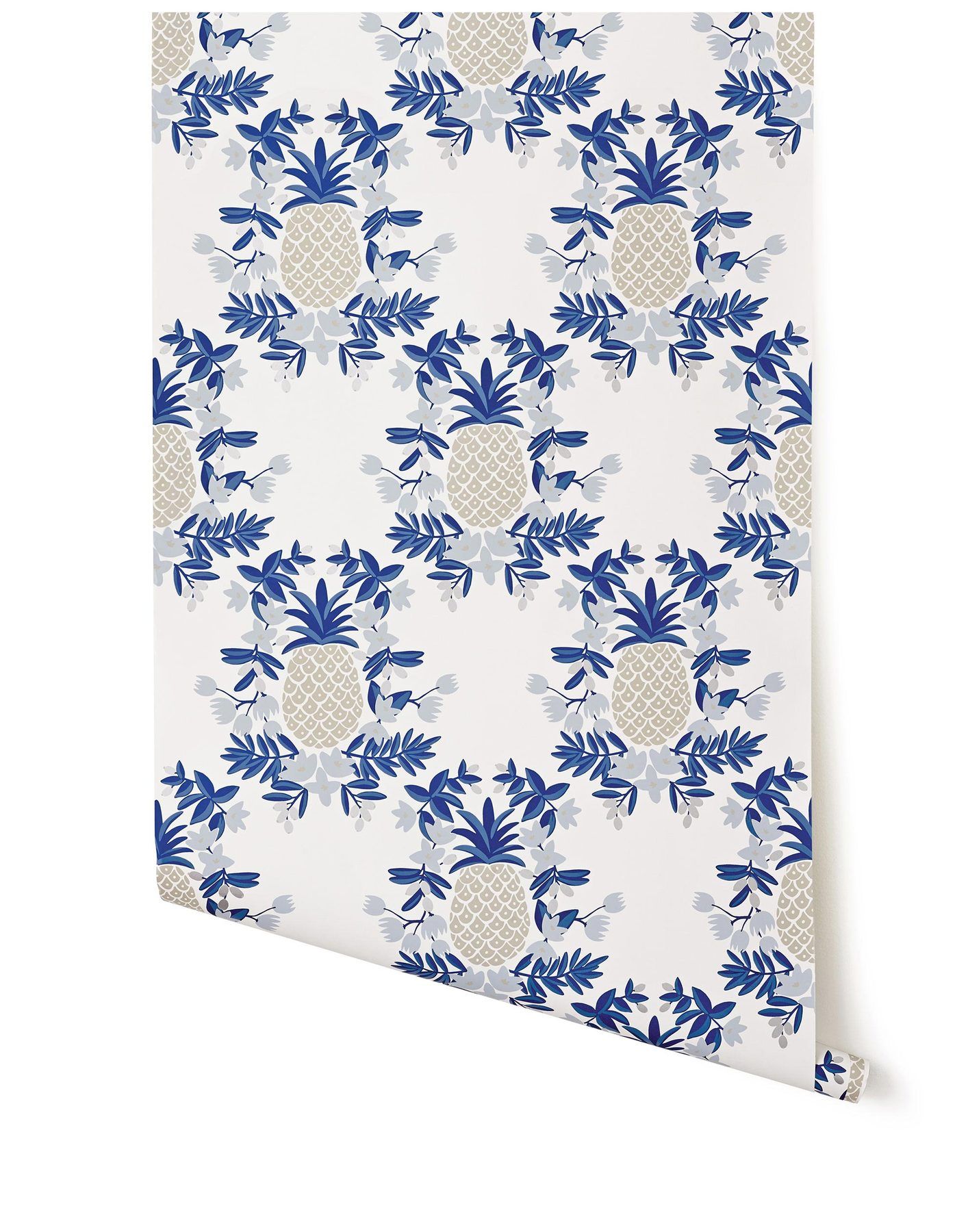 Rotolo carta da parati ananas blu, 1414x1800 Full HD Verticale, iPhone