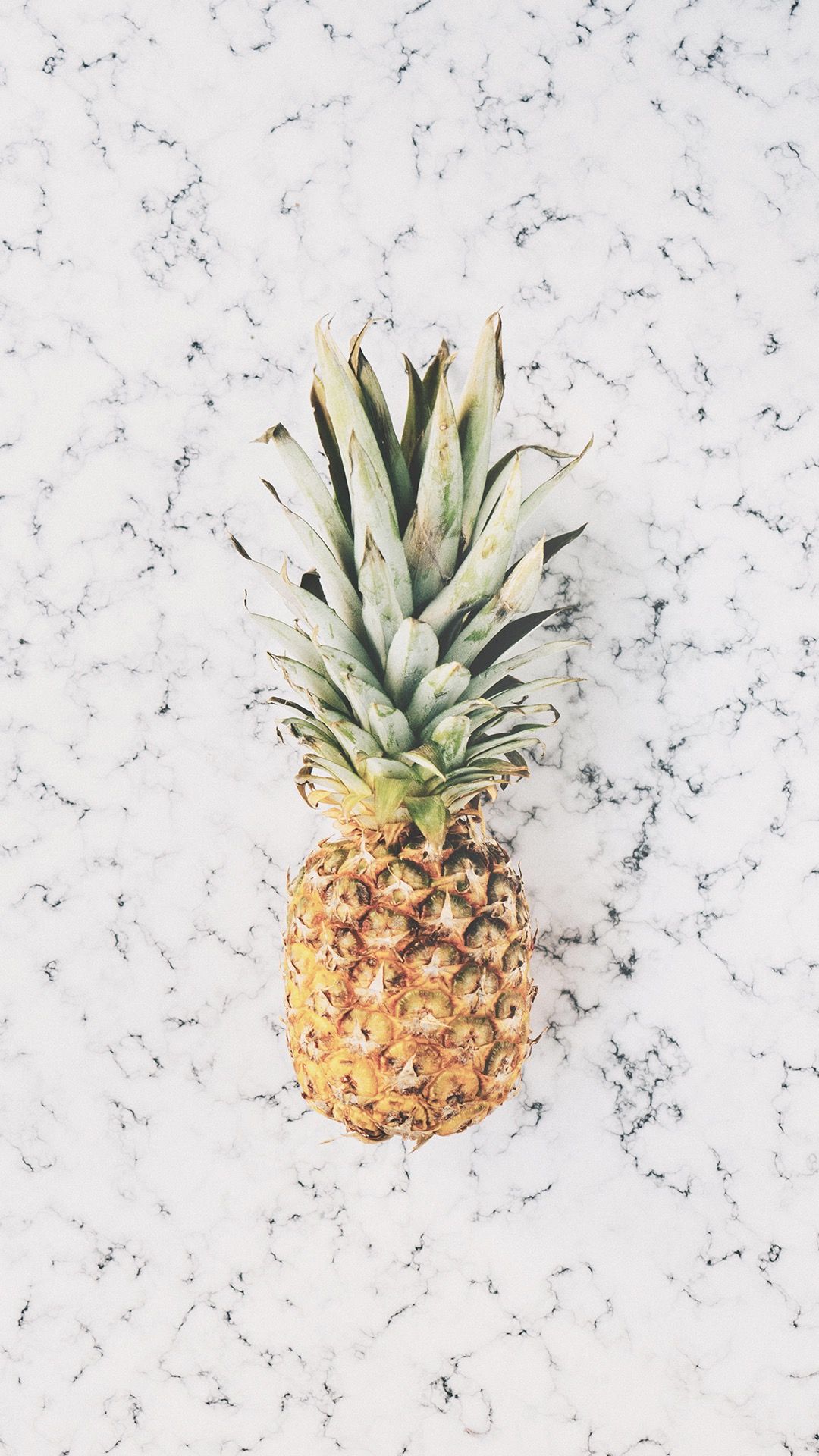 Ananas su marmo bianco, 1080x1920 Full HD Verticale, Smartphone