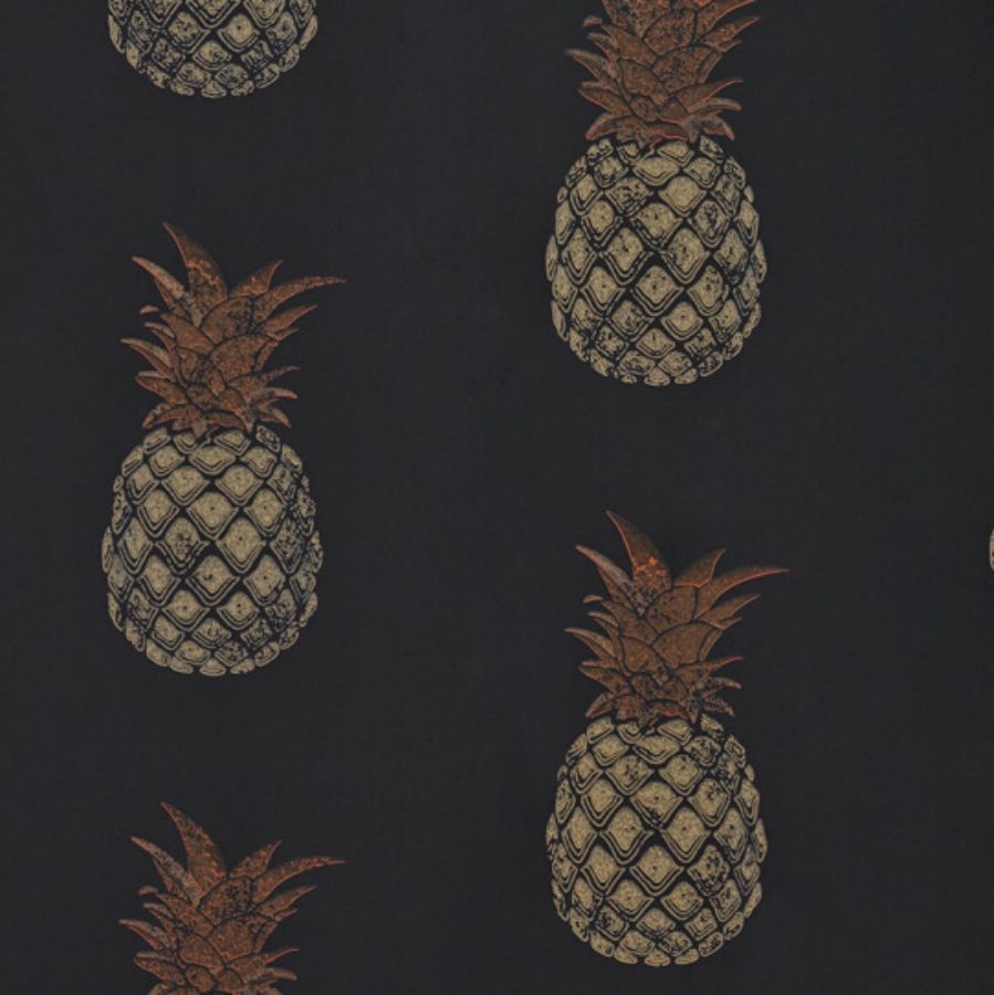 Ananas dorati su sfondo nero, 899x900 Verticale, Mobile