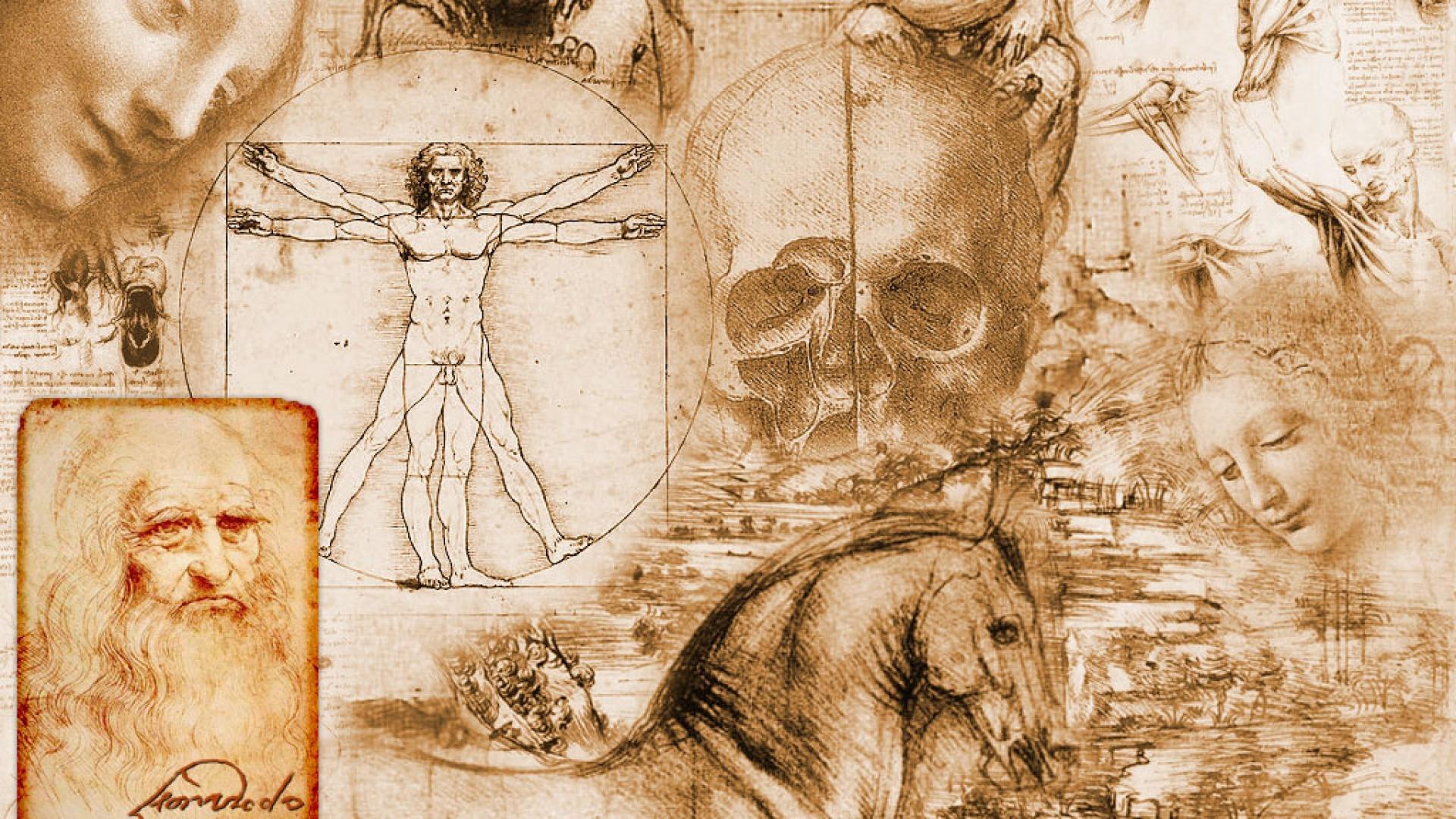 Schizzi anatomici Leonardo da Vinci, 1920x1080 Full HD, Laptop