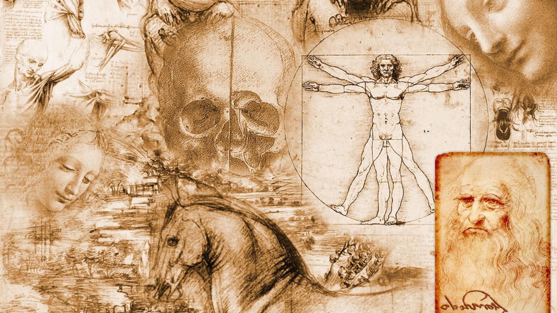 Schizzi anatomici Leonardo da Vinci, 1920x1080 Full HD 1080p, PC