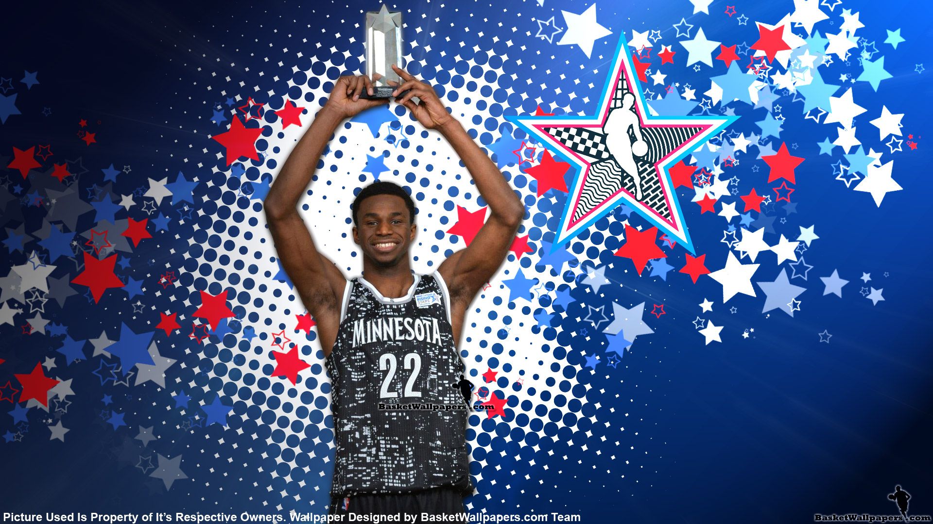 Giocatore basket trofeo stelle, 1920x1080 1080p, Desktop