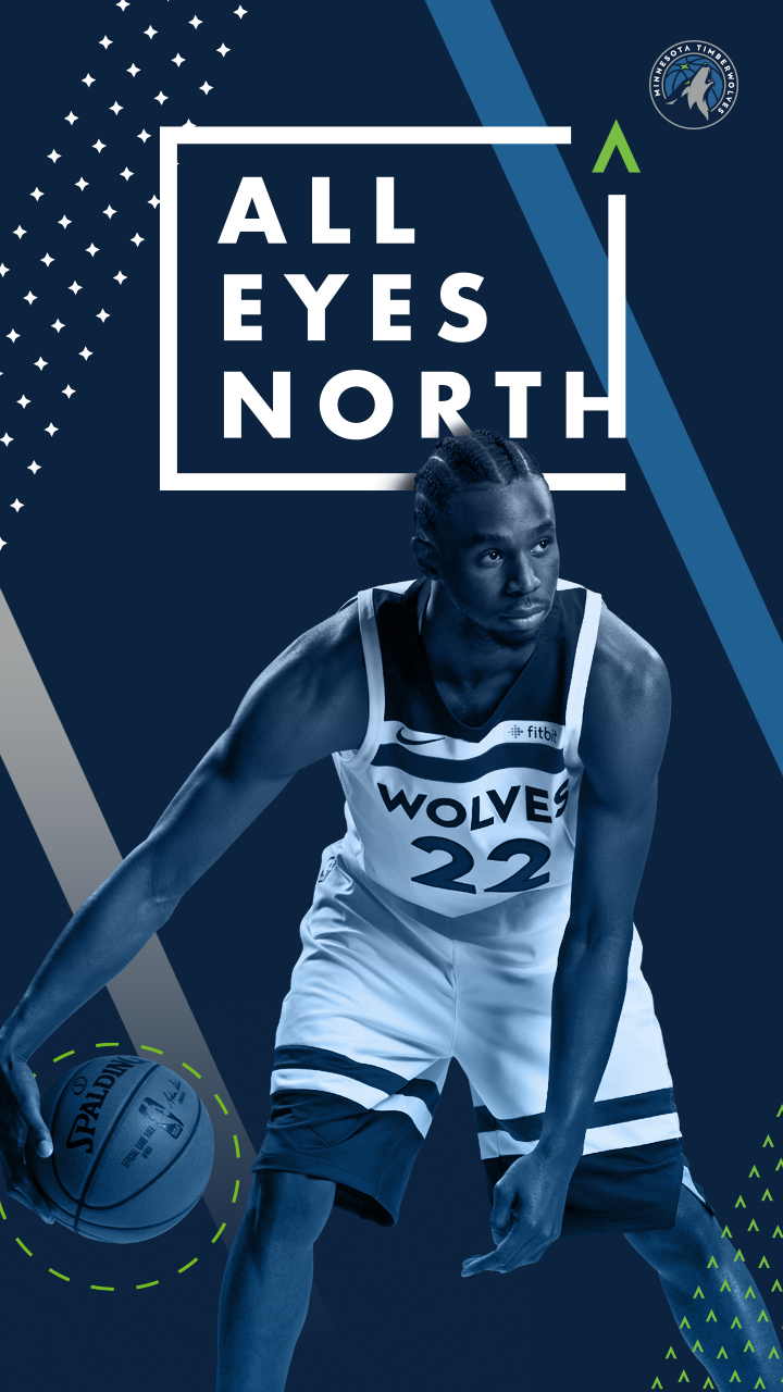 Giocatore Timberwolves basket blu, 720x1280 Full HD Verticale, iPhone
