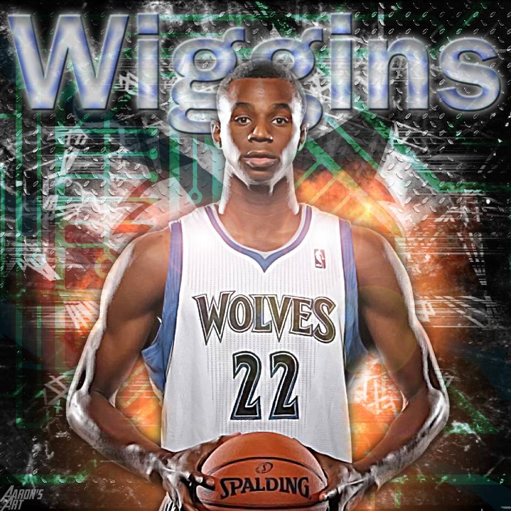 Andrew Wiggins Wolves basket, 1014x1014 HD, PC Desktop