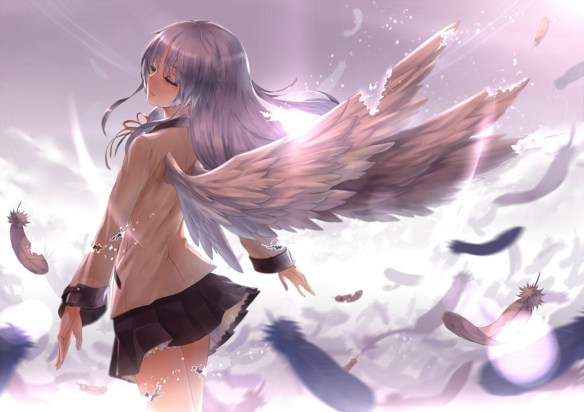 Angel Beats ragazza alata, 1920x1357 Full HD+, Desktop
