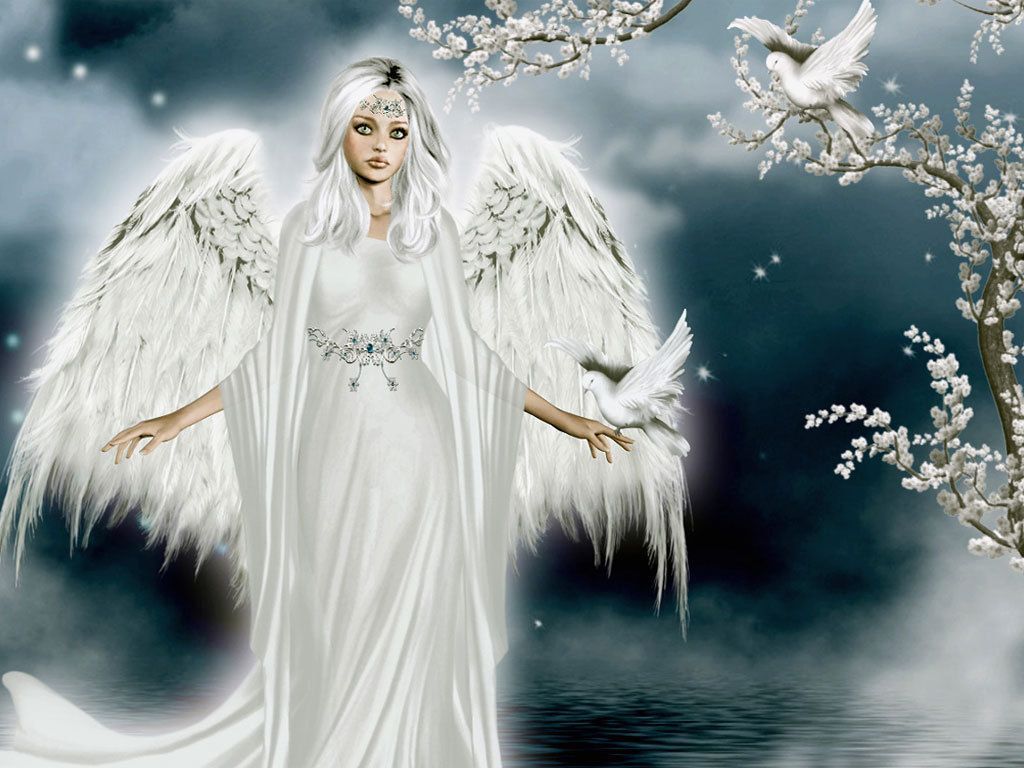 angelo e donna abbraccio cielo, 1920x1440 WUXGA, PC