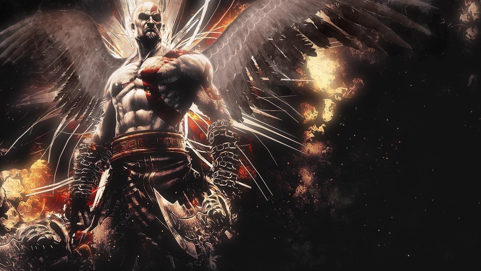 Kratos alato God of War, azione, 1920x1080 1080p, Desktop