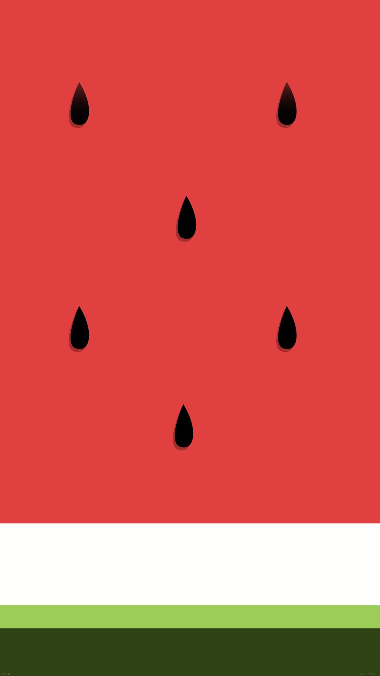 Anguria minimalista rossa, 1242x2208 Full HD Verticale, iPhone