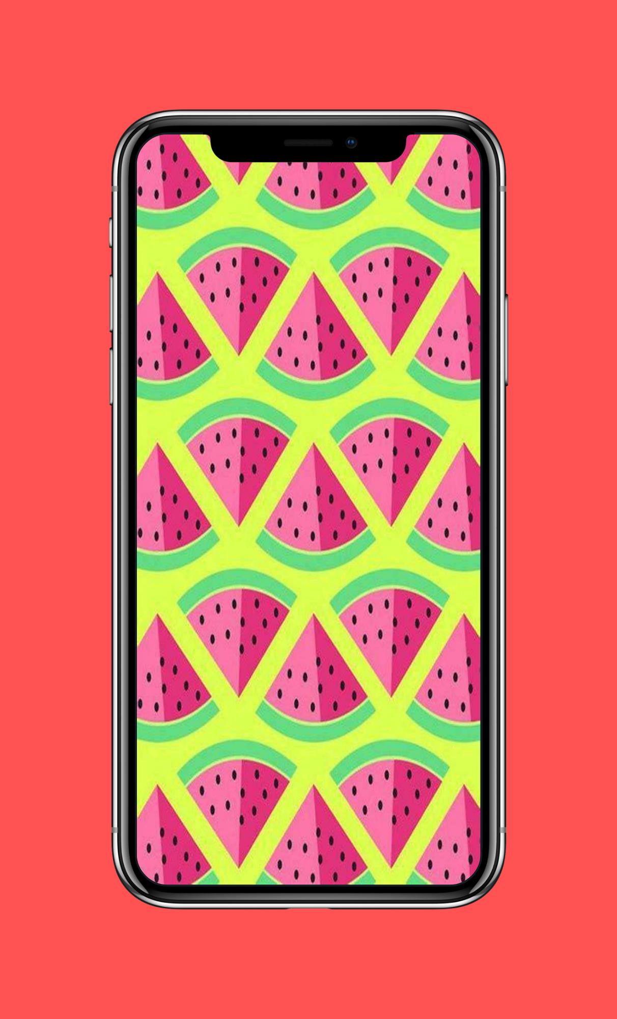 Fette di anguria pattern verde, 1212x2000 Verticale, Mobile