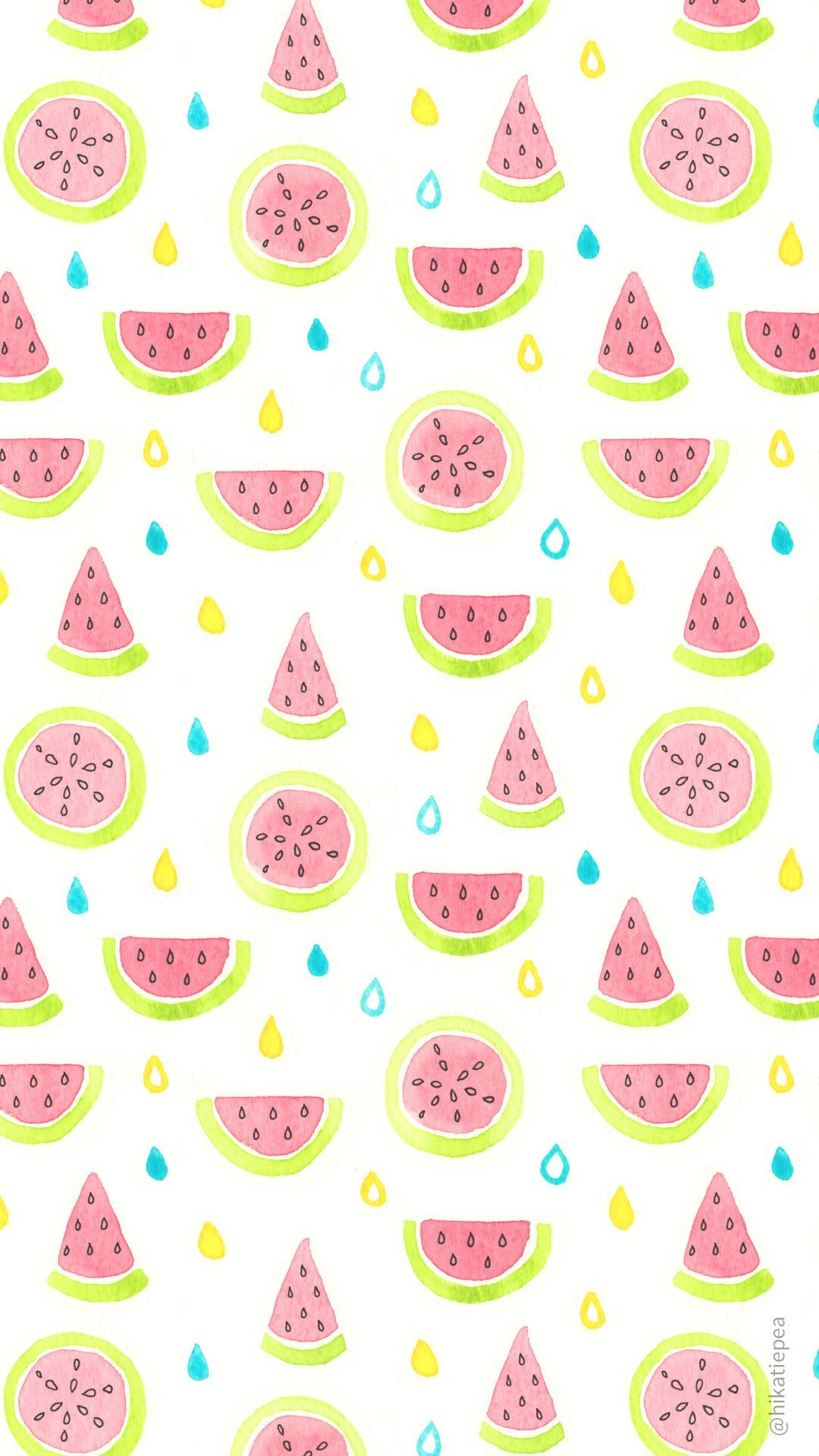 Angurie carine pattern rosa, 1080x1920 Verticale, Telefono