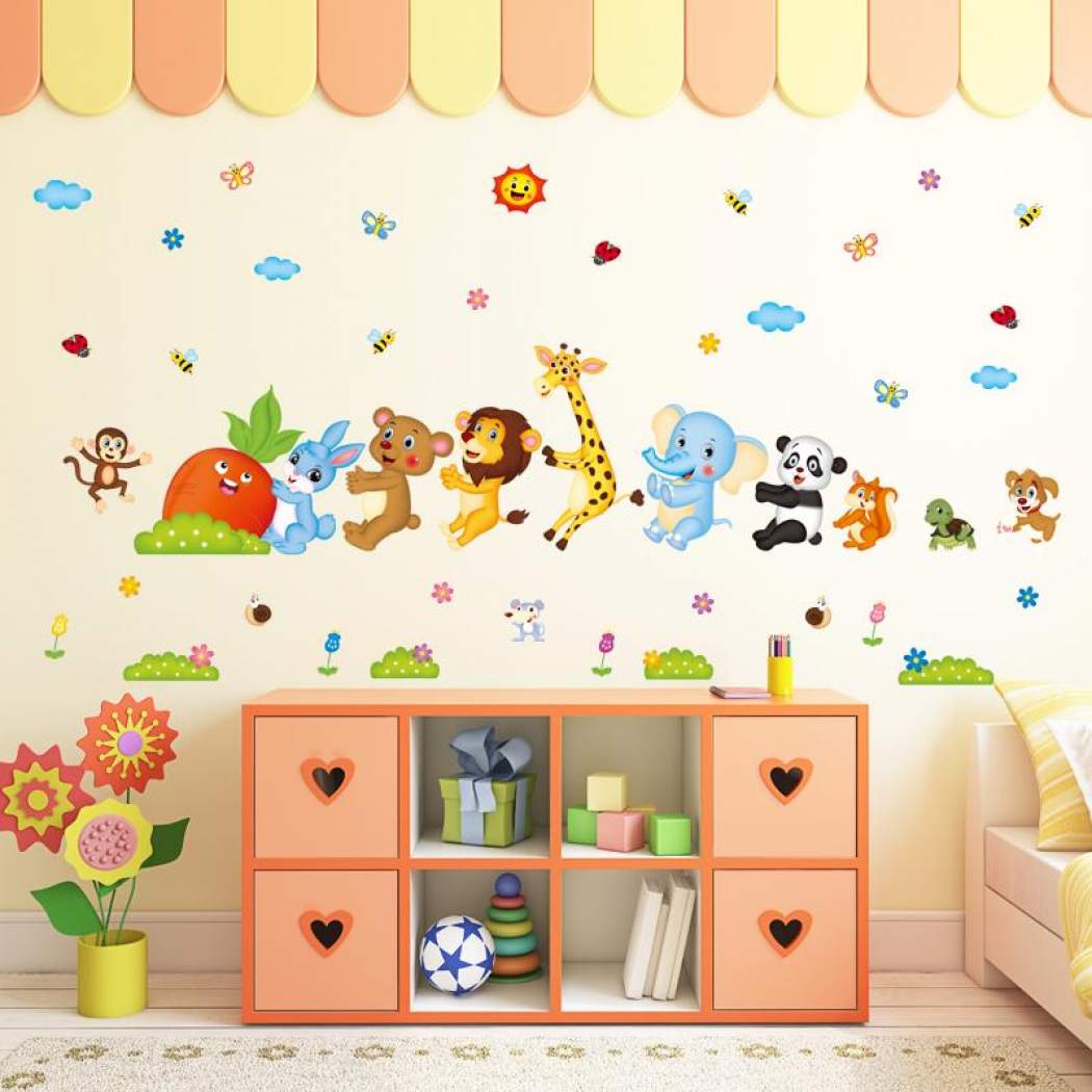 Animali cartoon ingresso zoo, 1998x1732 WUXGA, Desktop