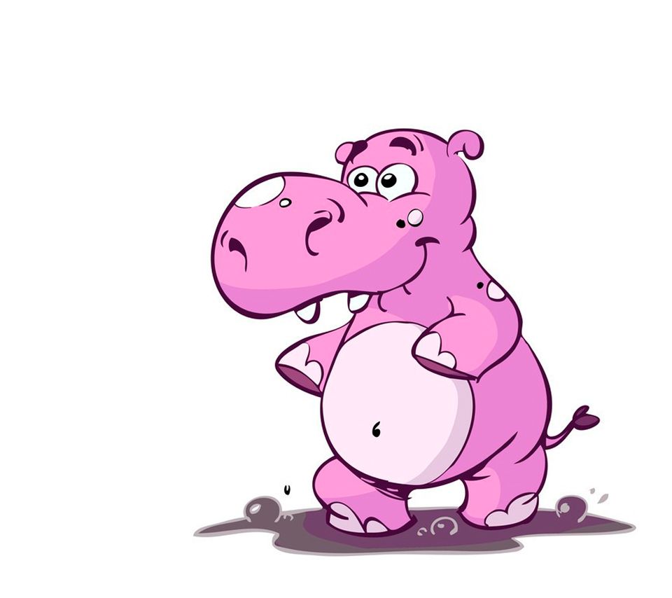 Animali cartoon adesivi murali, 1050x1050 HD, Laptop