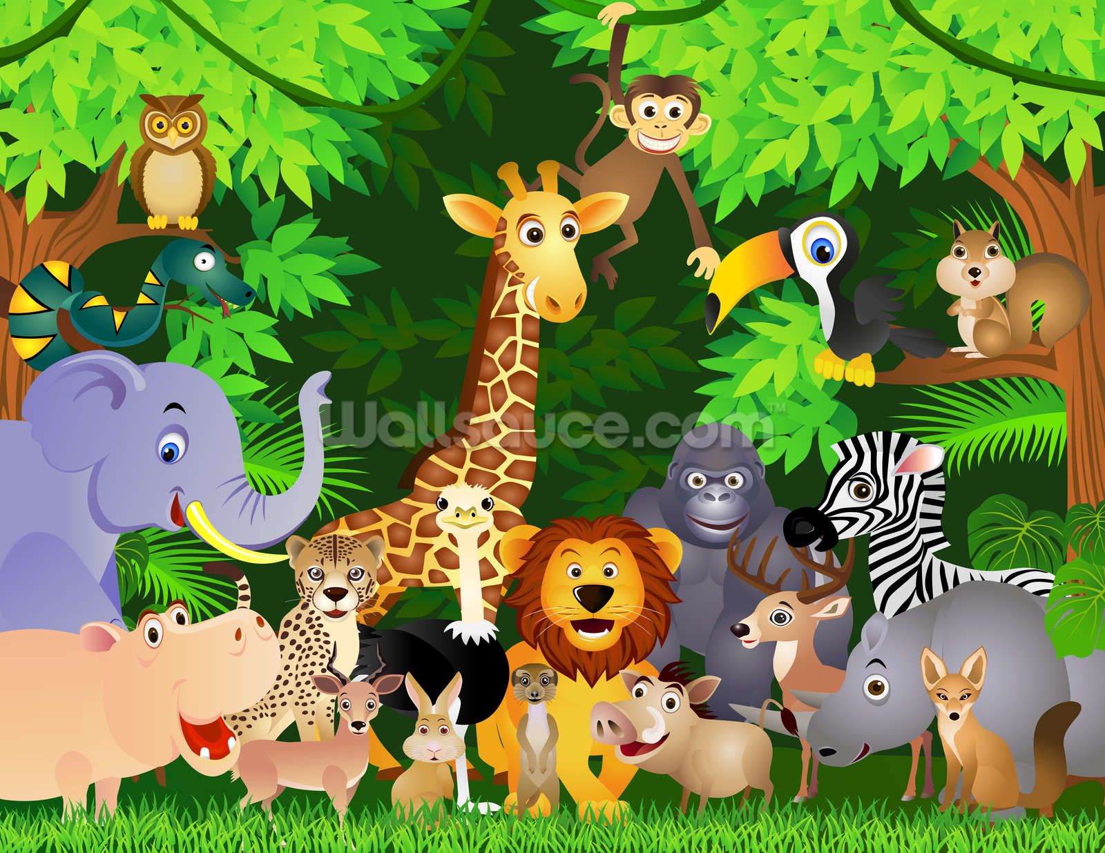 Animali cartoon leone elefante giraffa, 1222x915 HD, PC