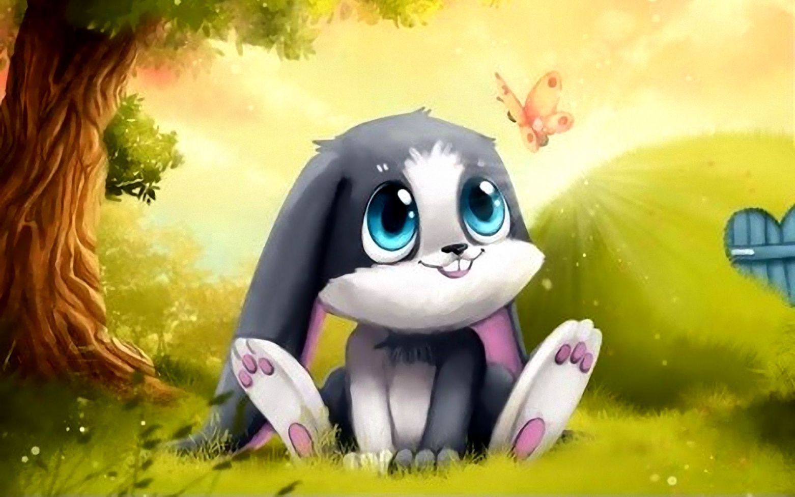Animali cartoon nella foresta, 1268x811 HD, Laptop