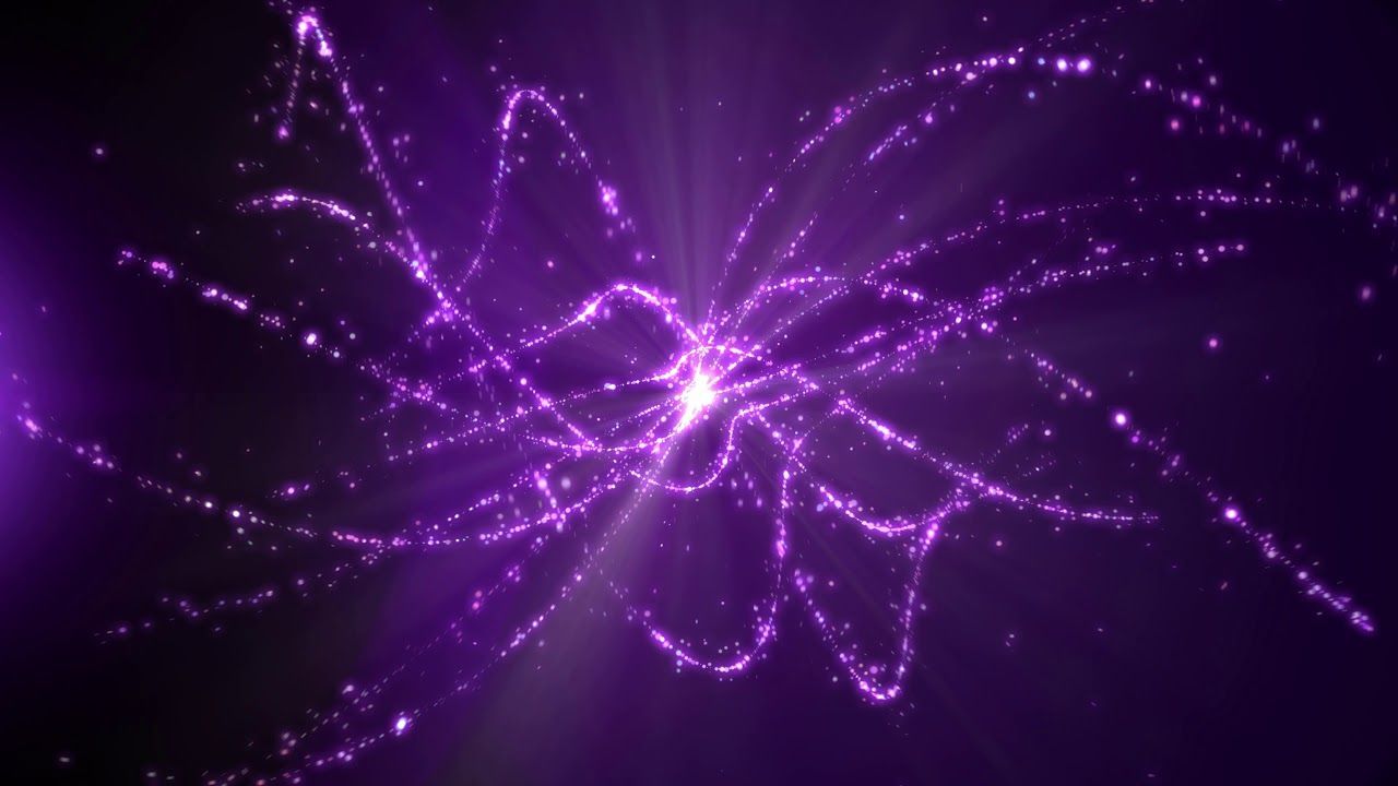 Particelle viola luminose spazio, 1280x720 HD, Desktop