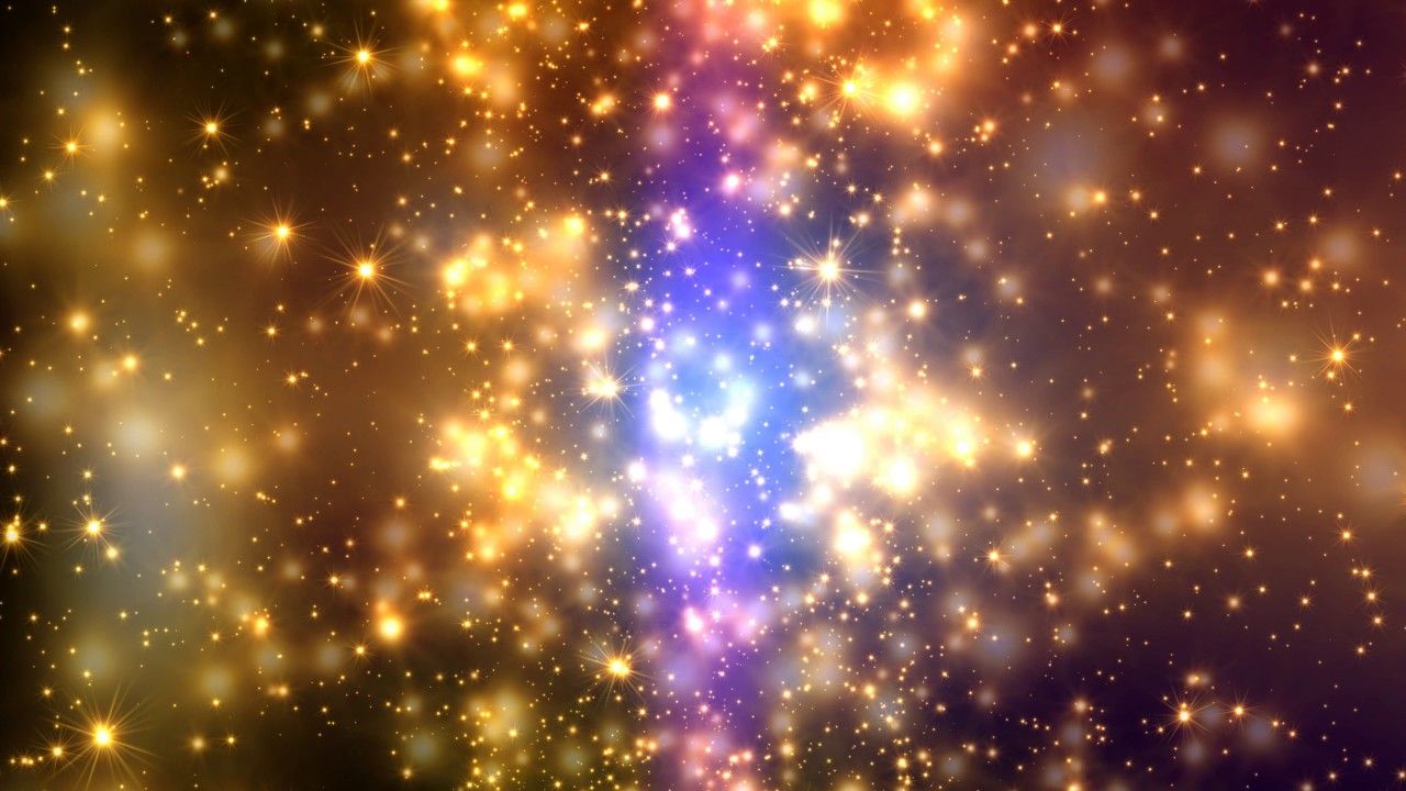 Onde luminose colorate astratte, sfondi Animati, 1378x836 HD, Desktop