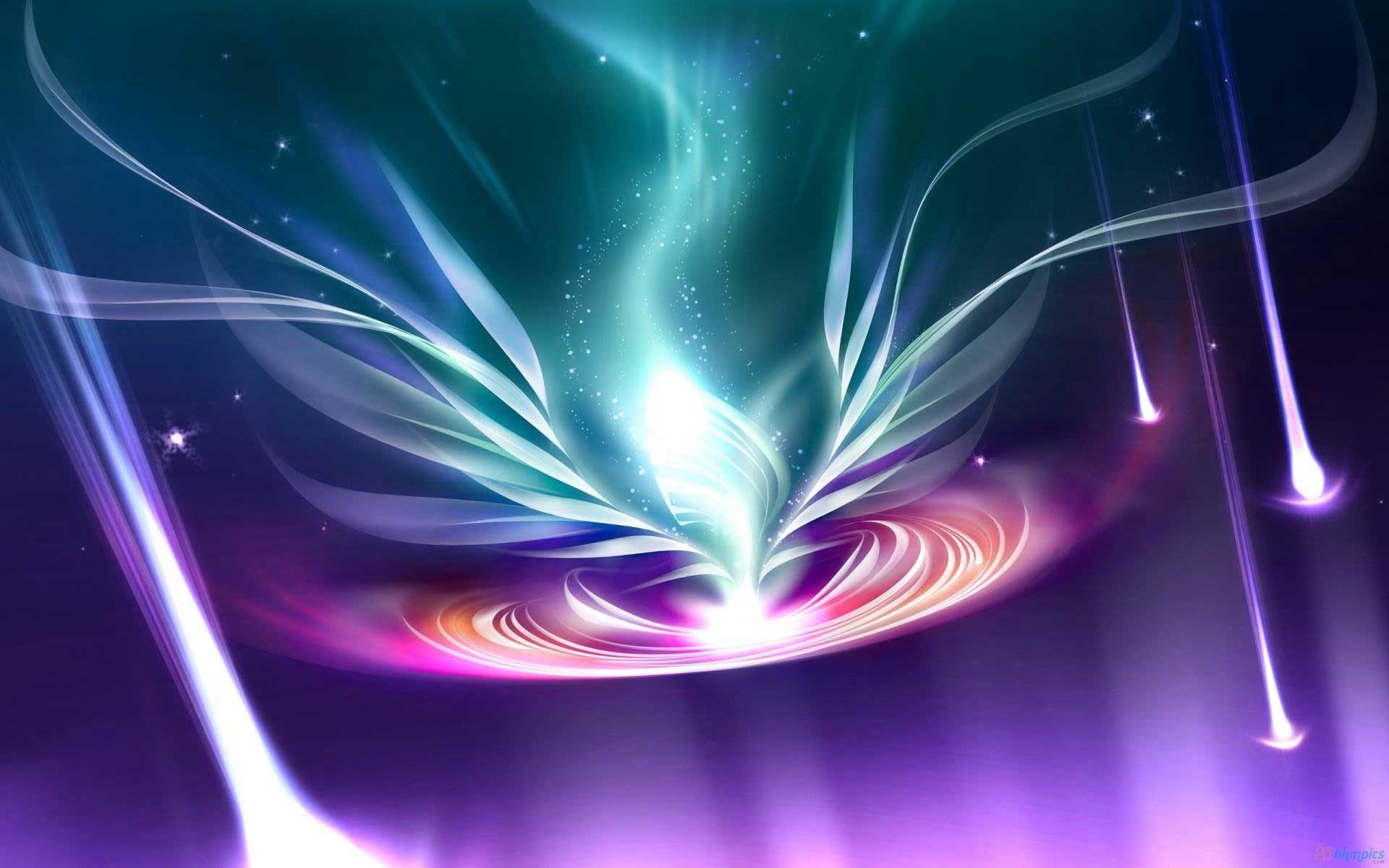 Fenice astratta viola blu, sfondi Animati, 1920x1200 WUXGA, PC