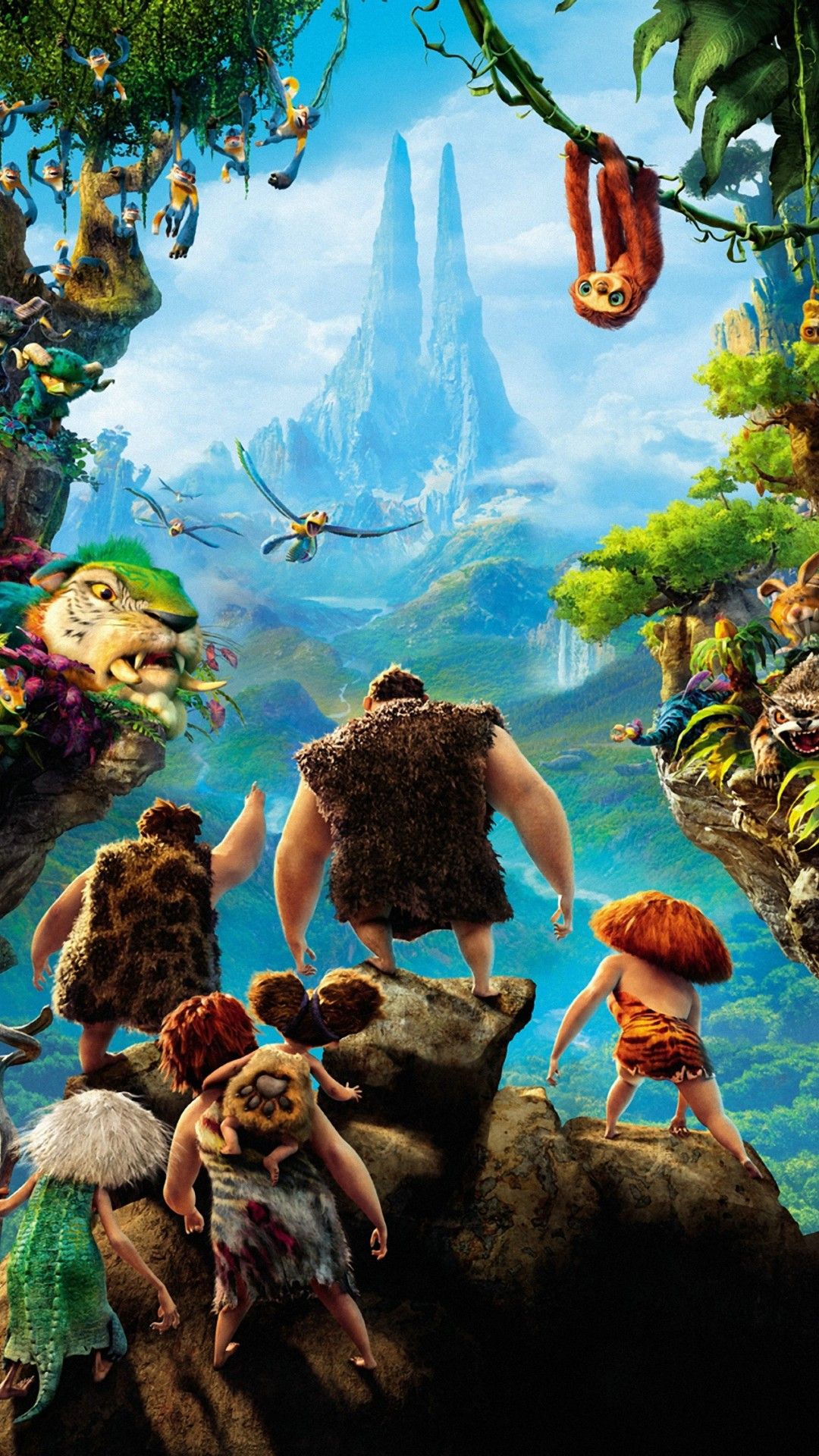 I Croods film animazione, 1080x1920 Full HD Verticale, iPhone