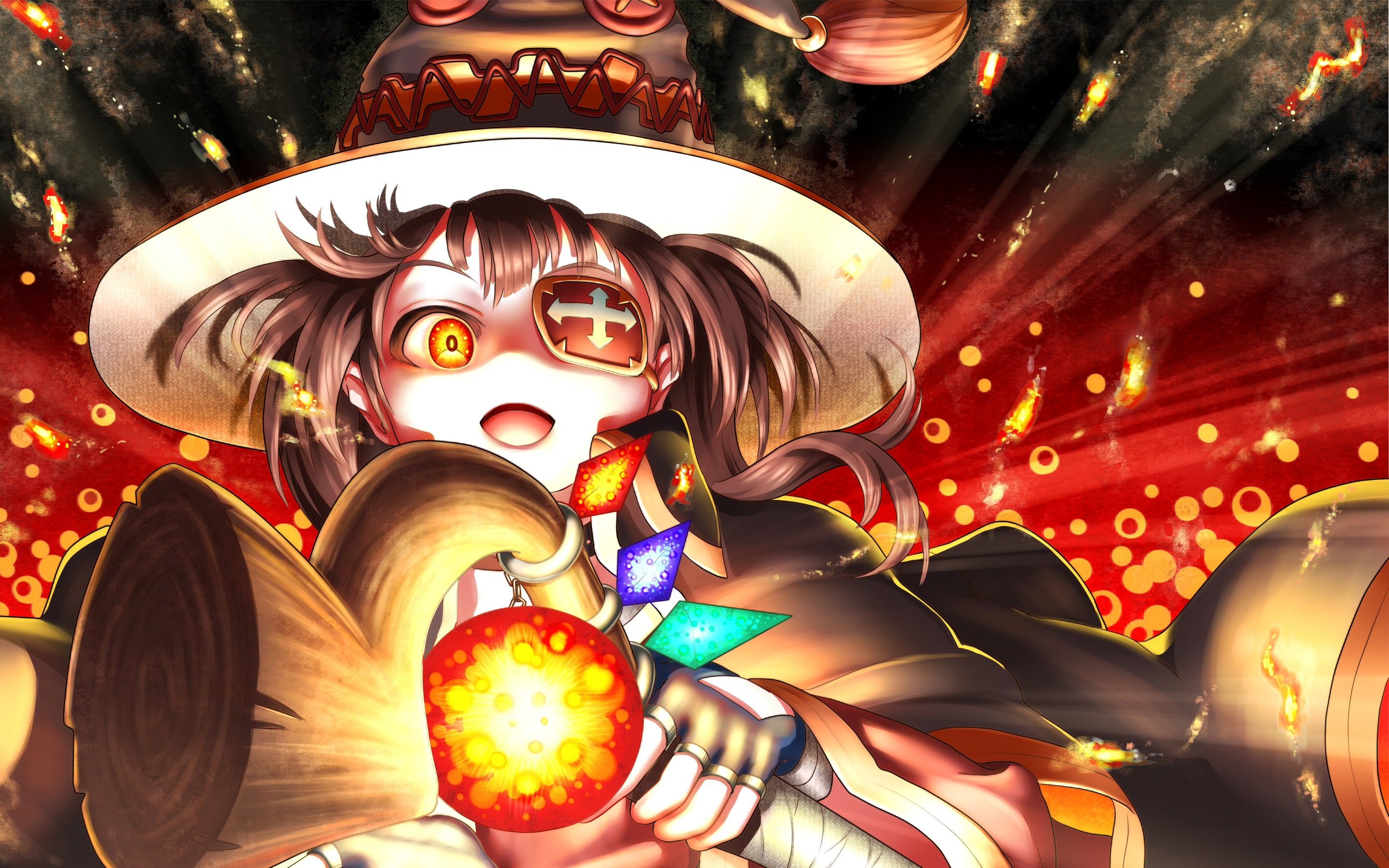 Megumin lancia esplosione, 2880x1800 2K, PC