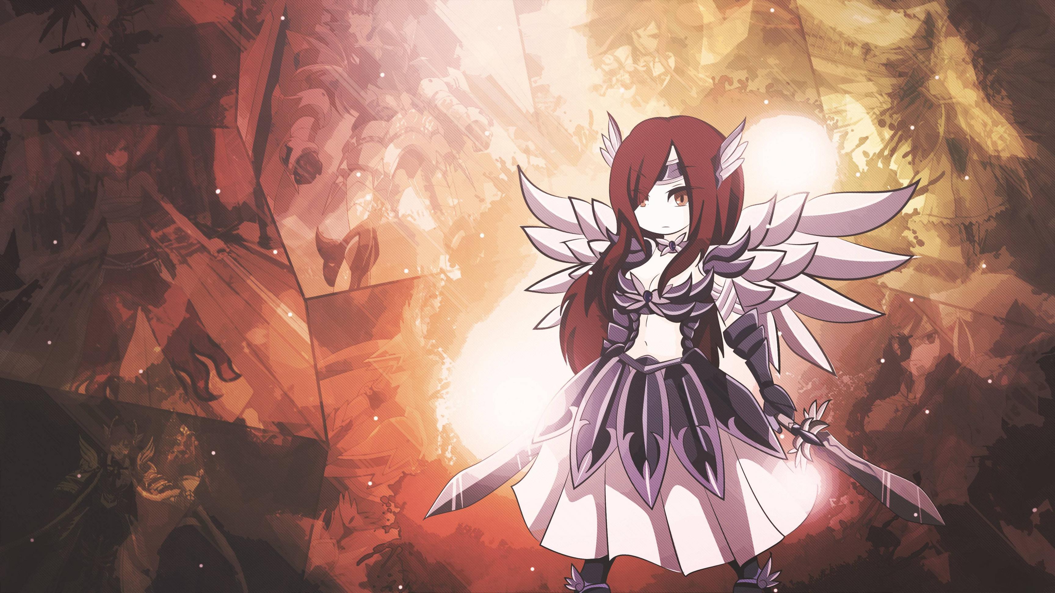Erza Scarlet, Fairy Tail, 3840x2160 4K, Monitor 4K