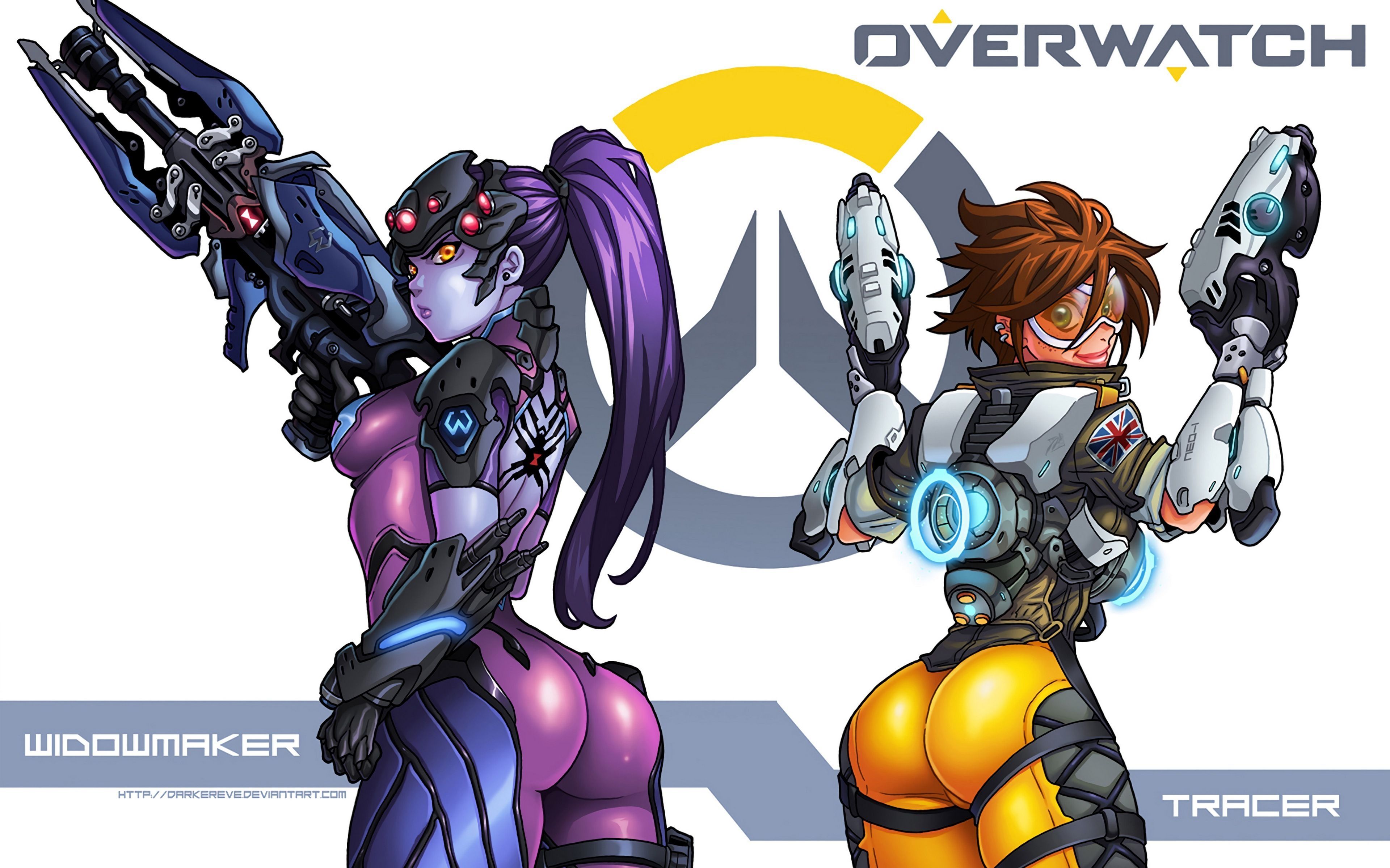 Widowmaker e Tracer, Overwatch, 3840x2400 UHD, Monitor 4K
