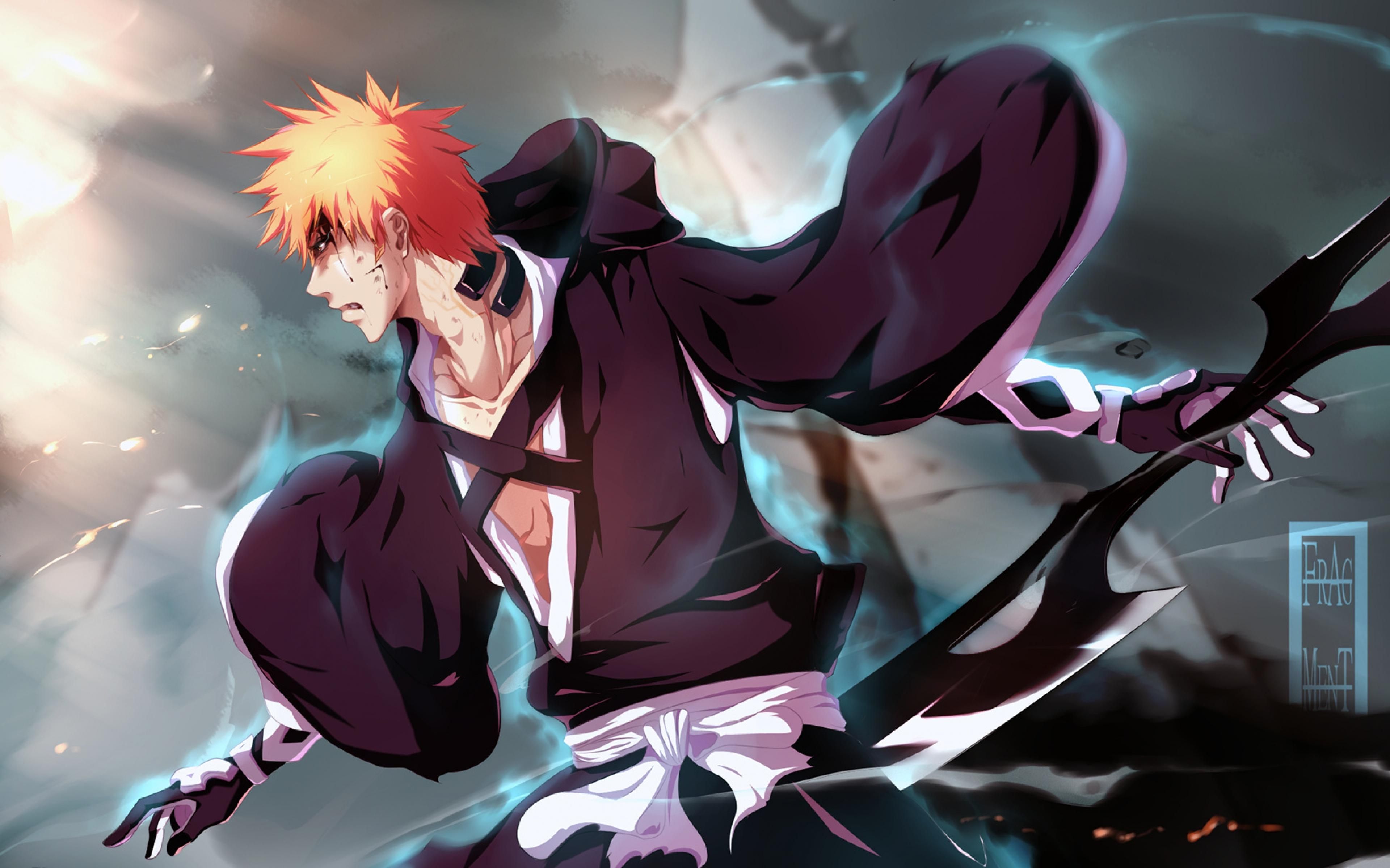 Ichigo Kurosaki Bleach spada, Shinigami, 3840x2400 Ultra HD, 4K TV