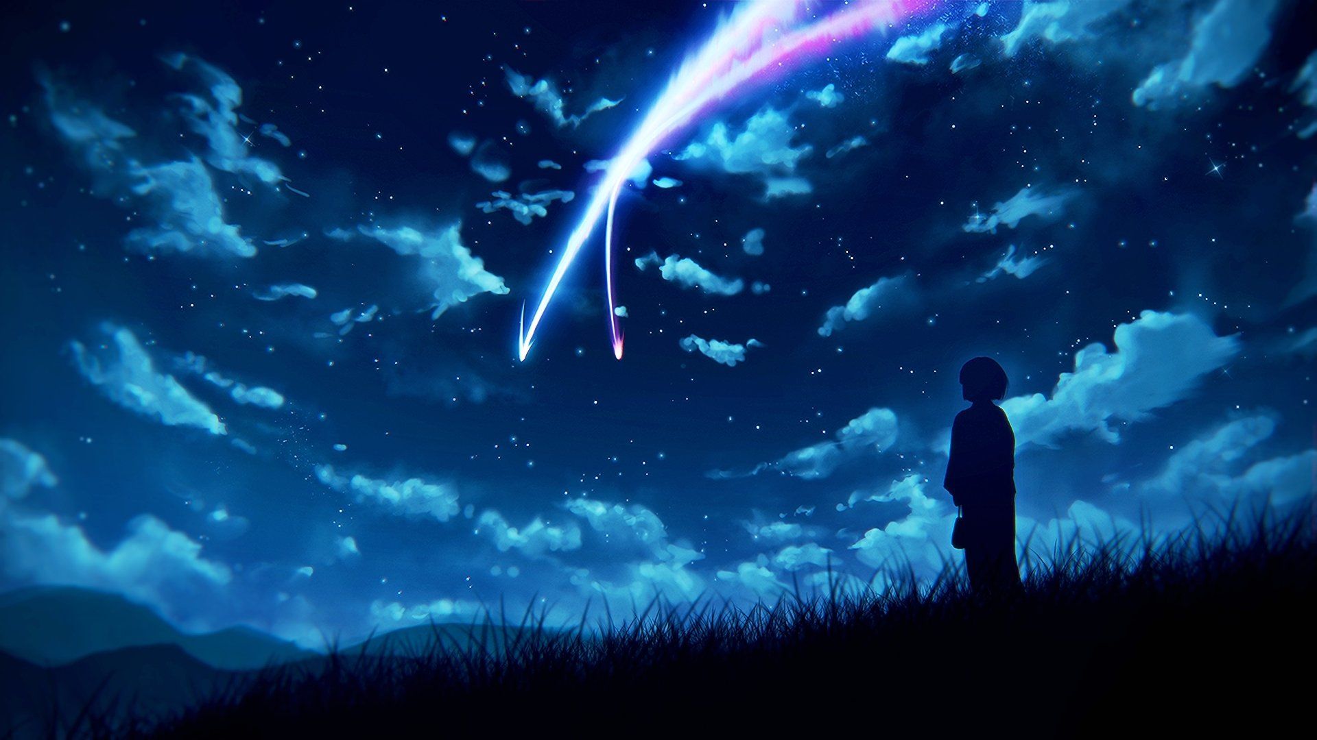 Your Name cometa cielo notturno, 1920x1080 Full HD, Laptop