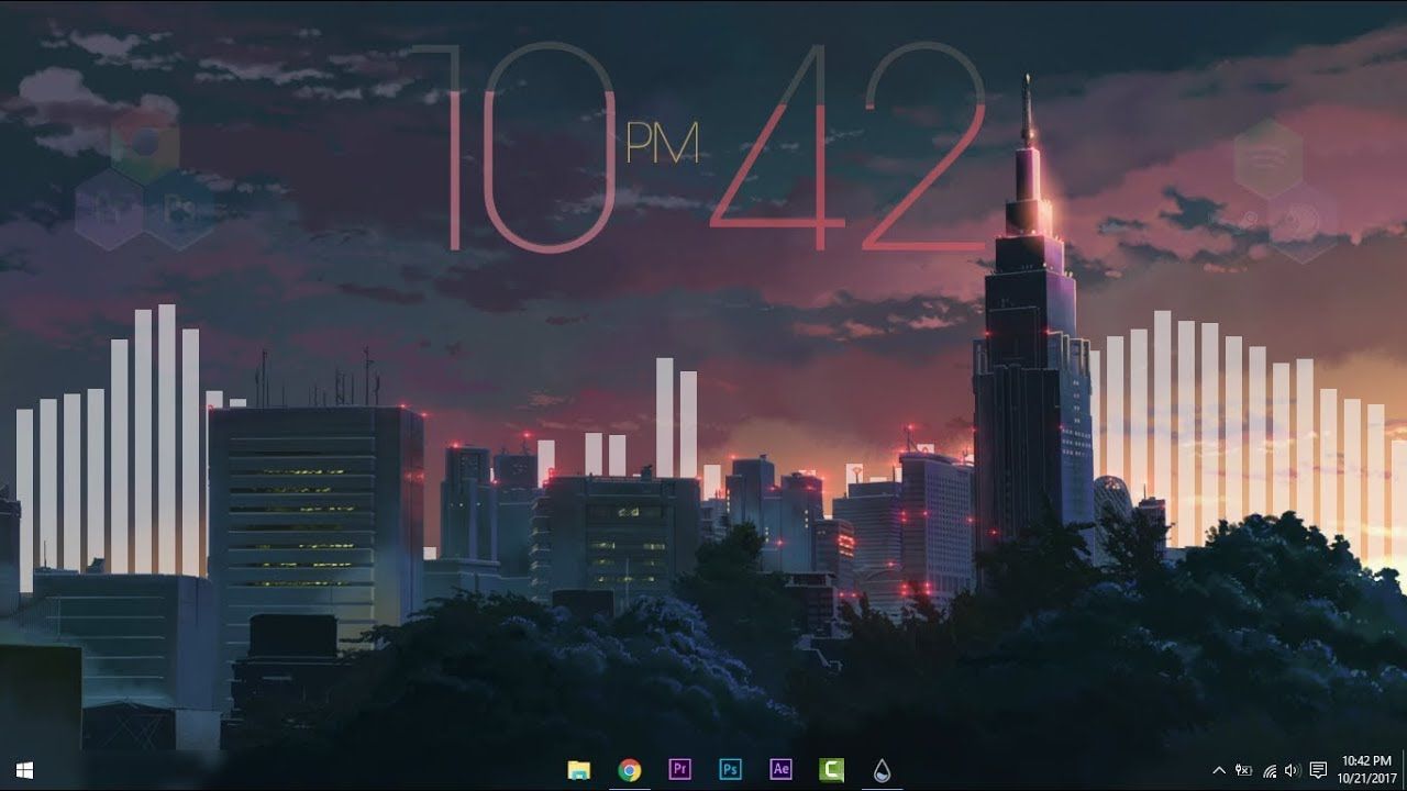 Skyline Tokyo al tramonto, 1280x720 HD, Desktop