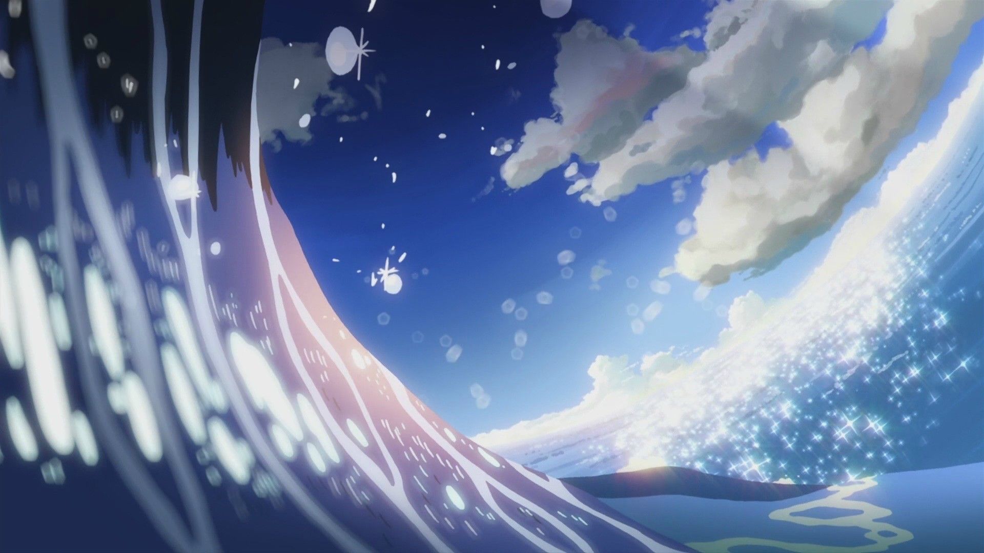 Cielo blu petali anime, 1920x1080 1080p, Desktop