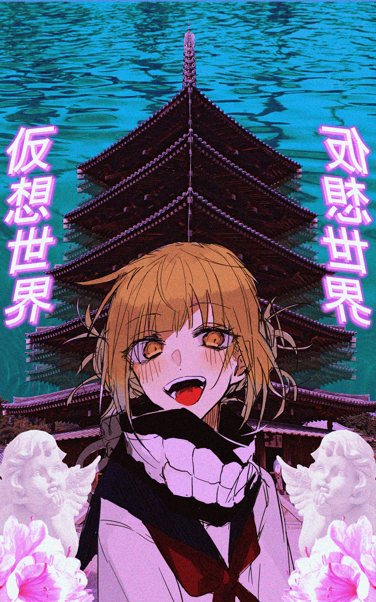 Your Name personaggi vaporwave, 1920x1080 Full HD 1080p, Laptop