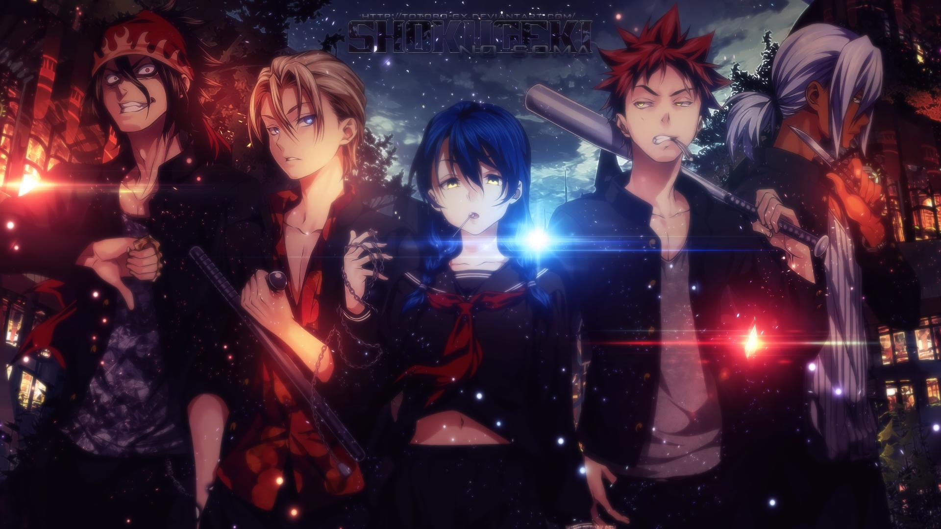 Personaggi anime gruppo scuro, 1920x1080 Full HD, PC Desktop