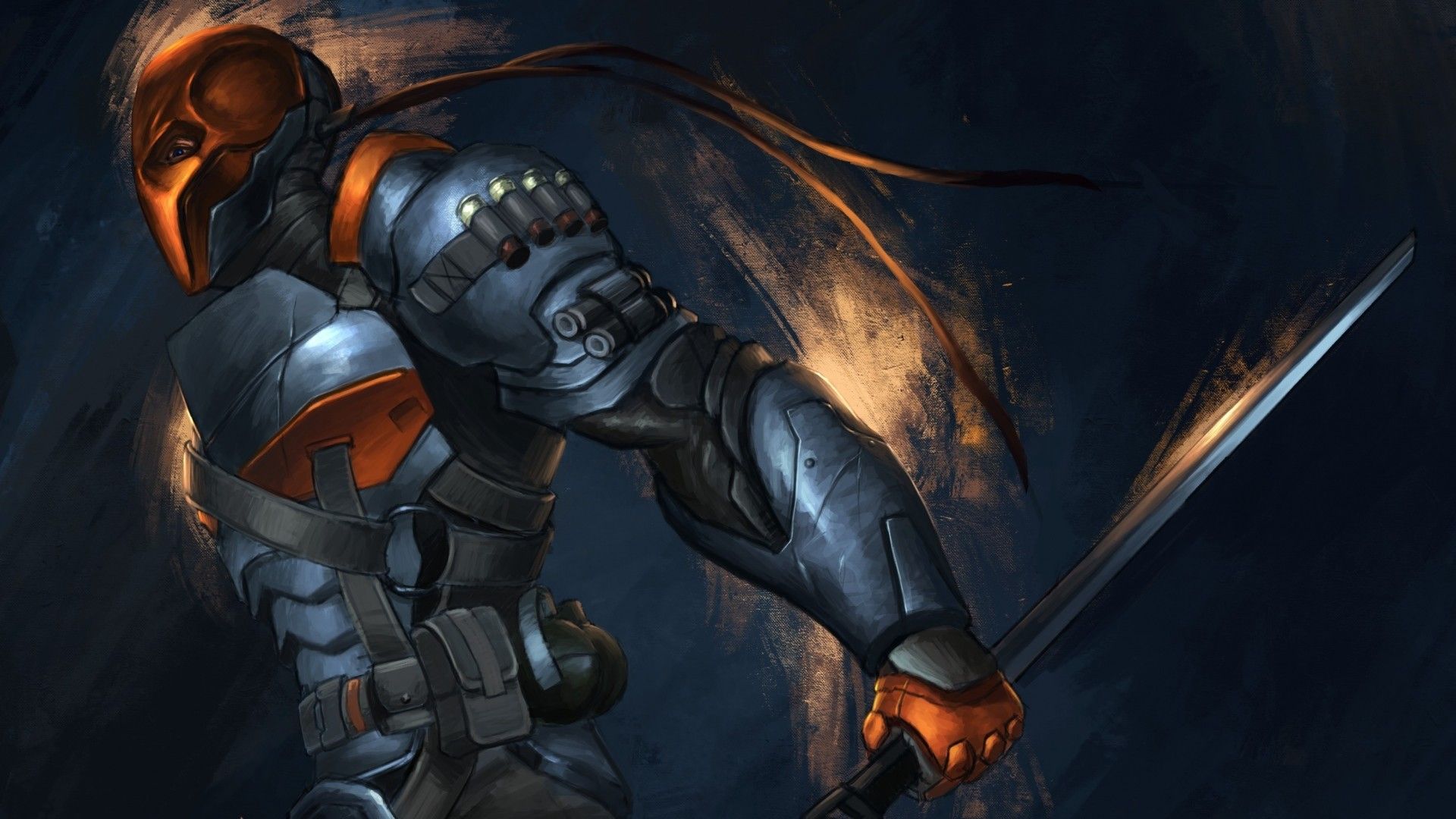 Deathstroke con katana, 1920x1080 Full HD, PC