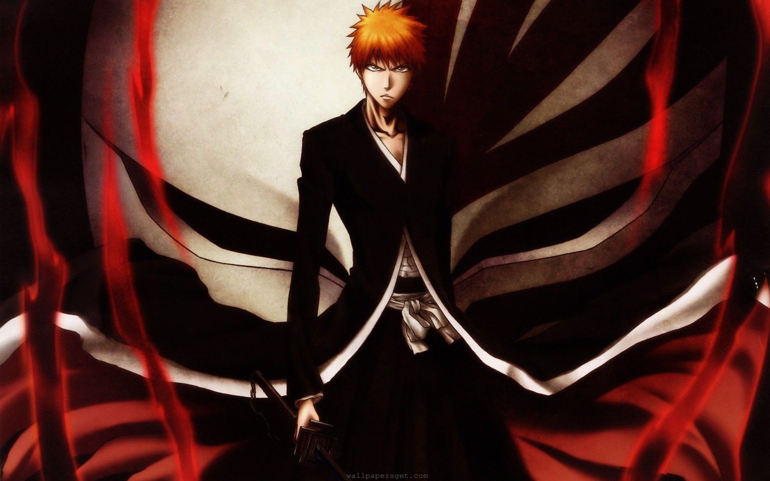 Ichigo Kurosaki Bleach ali nere, Shinigami, 2560x1600 2K, Laptop