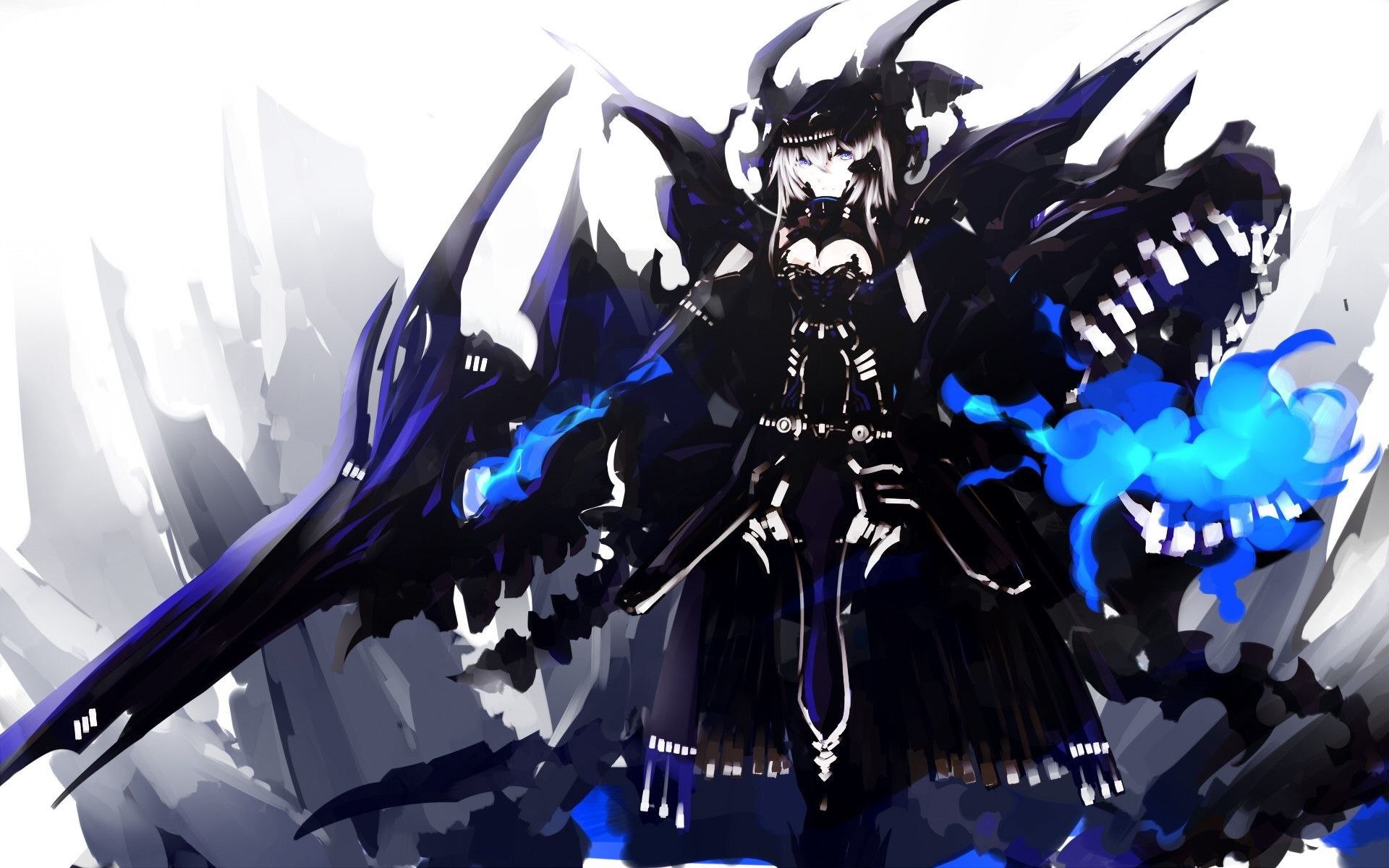 Guerriero demone alato nero, 1920x1200 WUXGA, PC