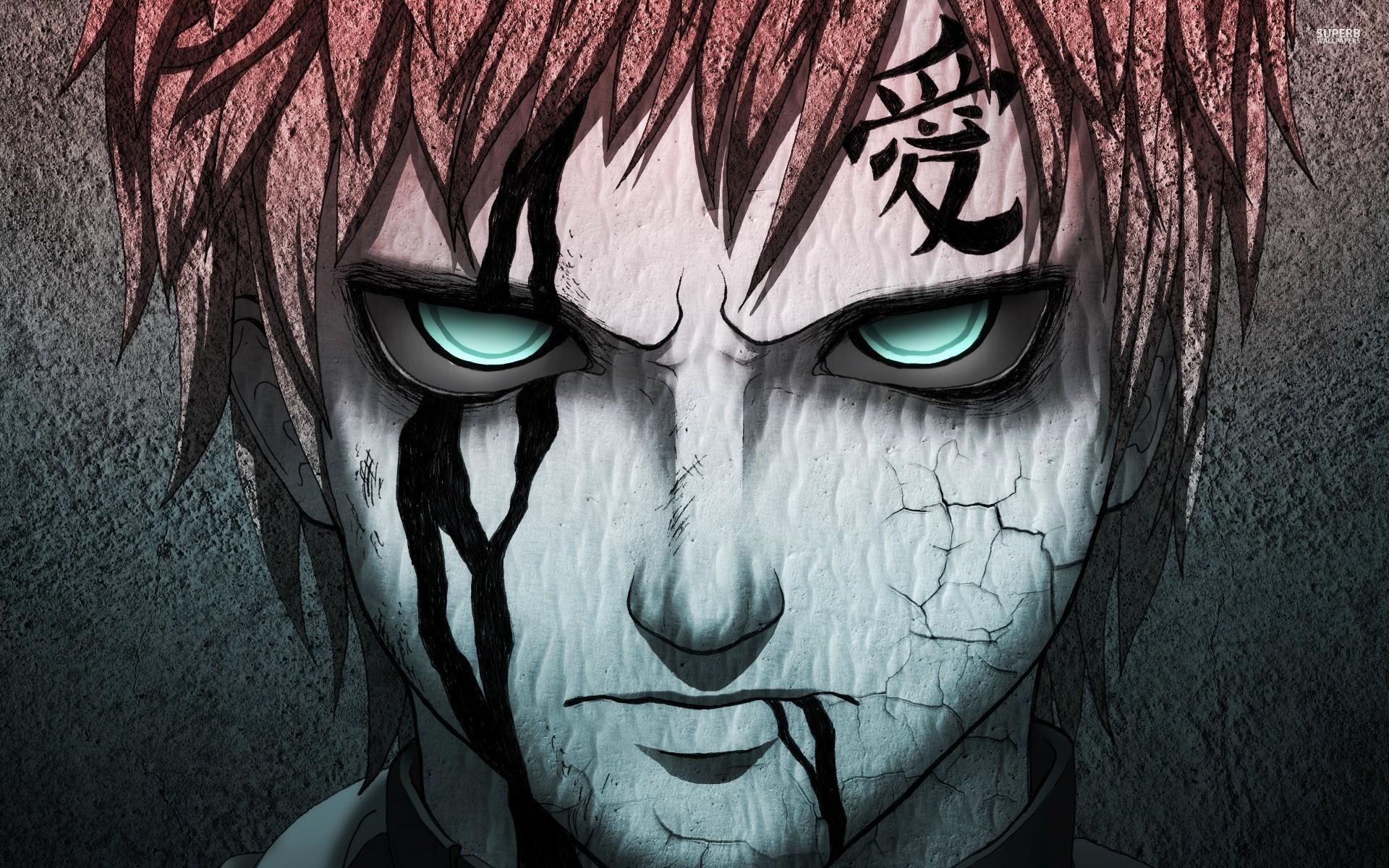 Gaara Naruto viso primo piano, Konoha, 1920x1200 Full HD+, PC