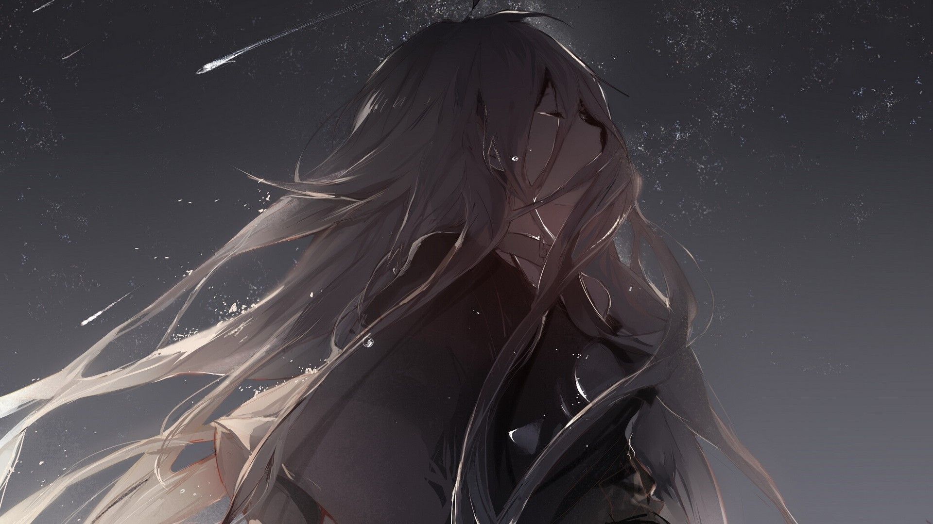 Ragazza anime capelli chiari, 1920x1080 Full HD 1080p, Laptop