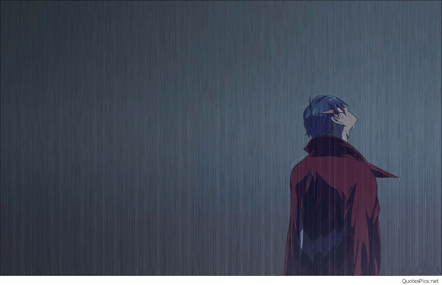 ragazzo anime sotto pioggia, 1440x930 720p, MacBook Air