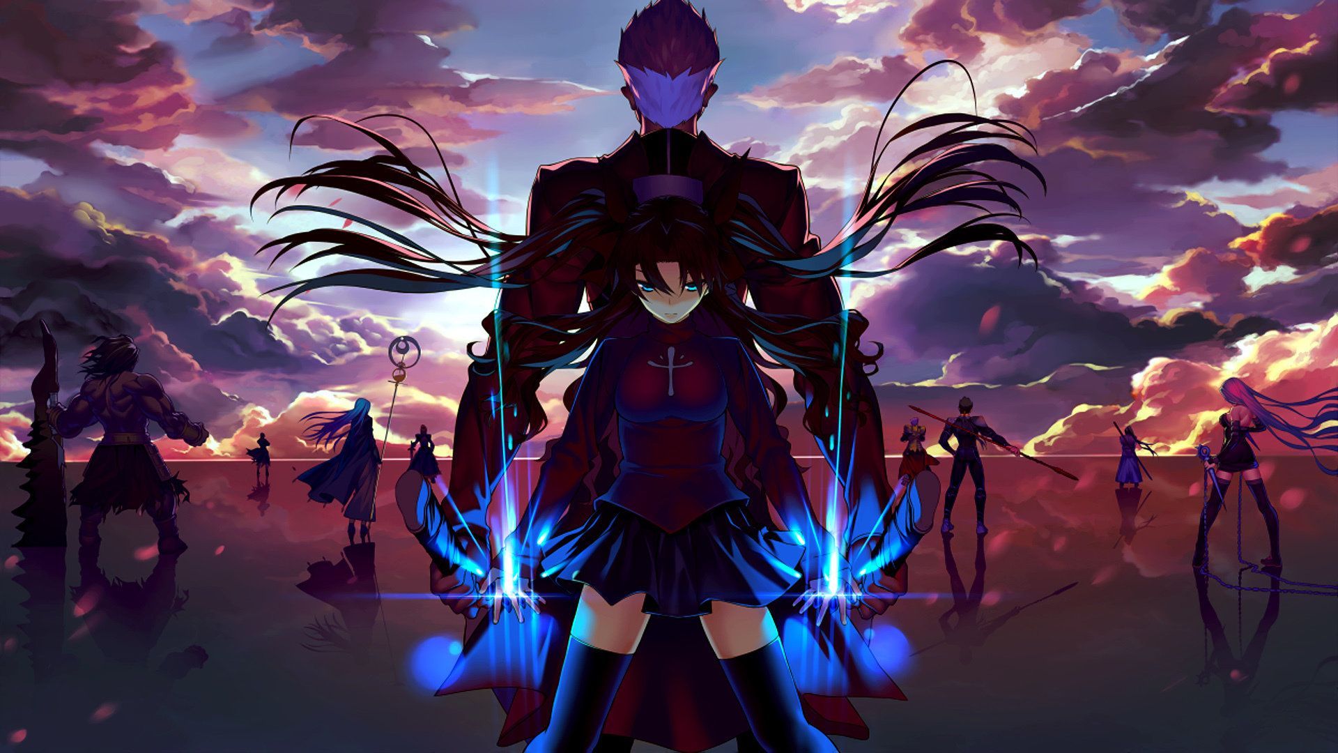 Personaggio anime con ali scure, 1920x1080 Full HD, Laptop