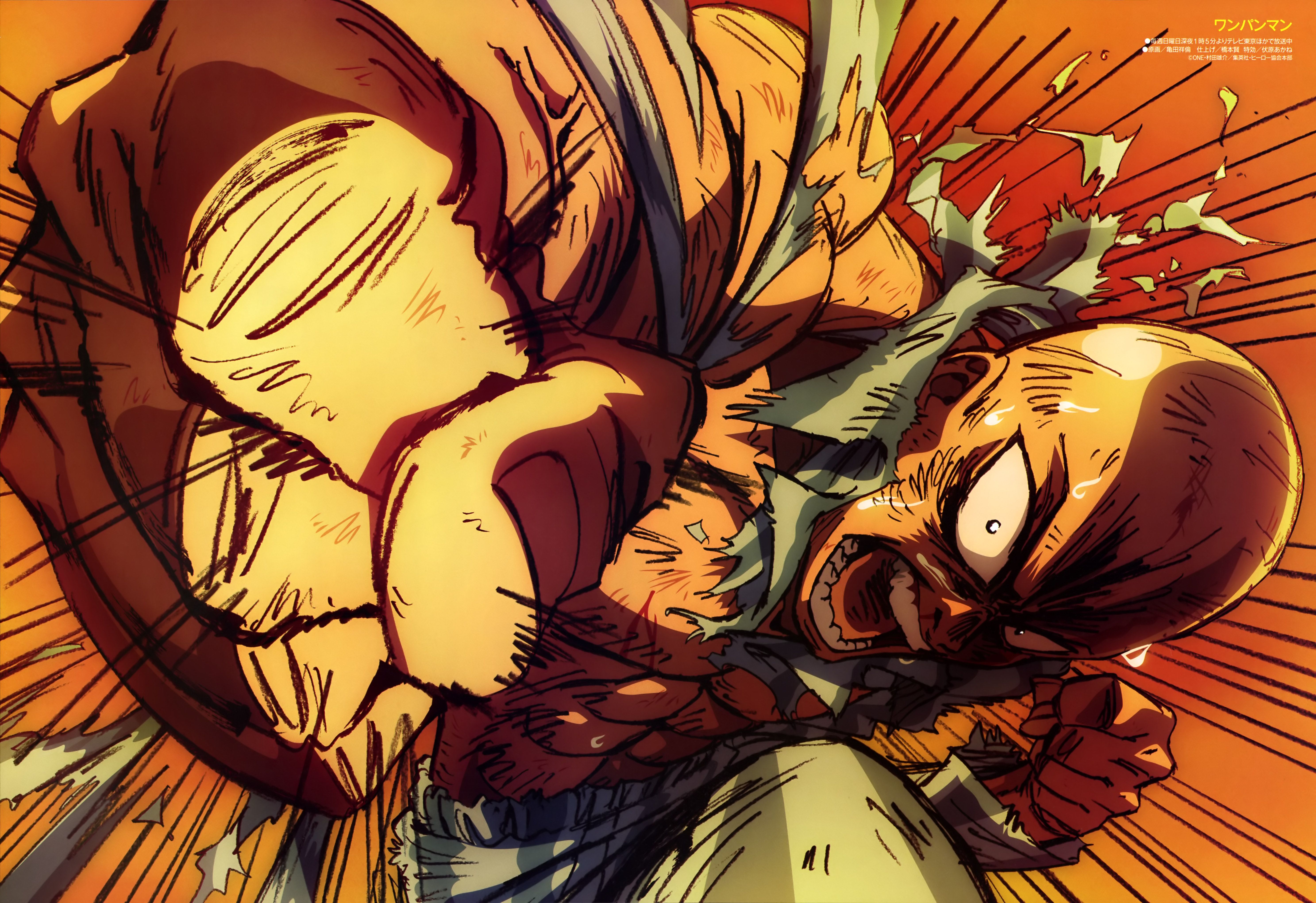 Saitama pugno One-Punch Man, 5947x4082 4K Ultra HD, Smart TV 4K