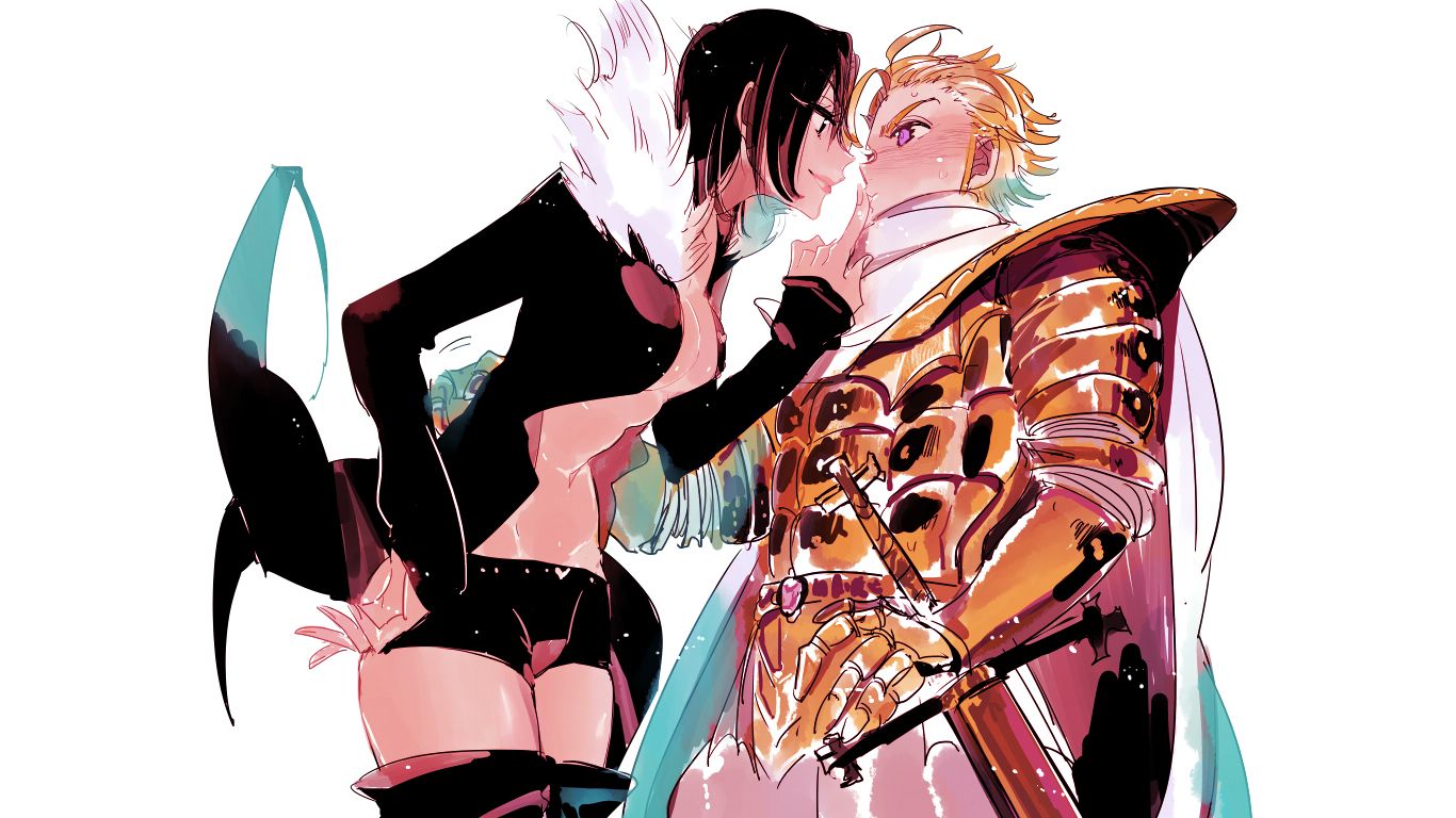 Seven Deadly Sins personaggi anime, 1366x768 HD, Desktop